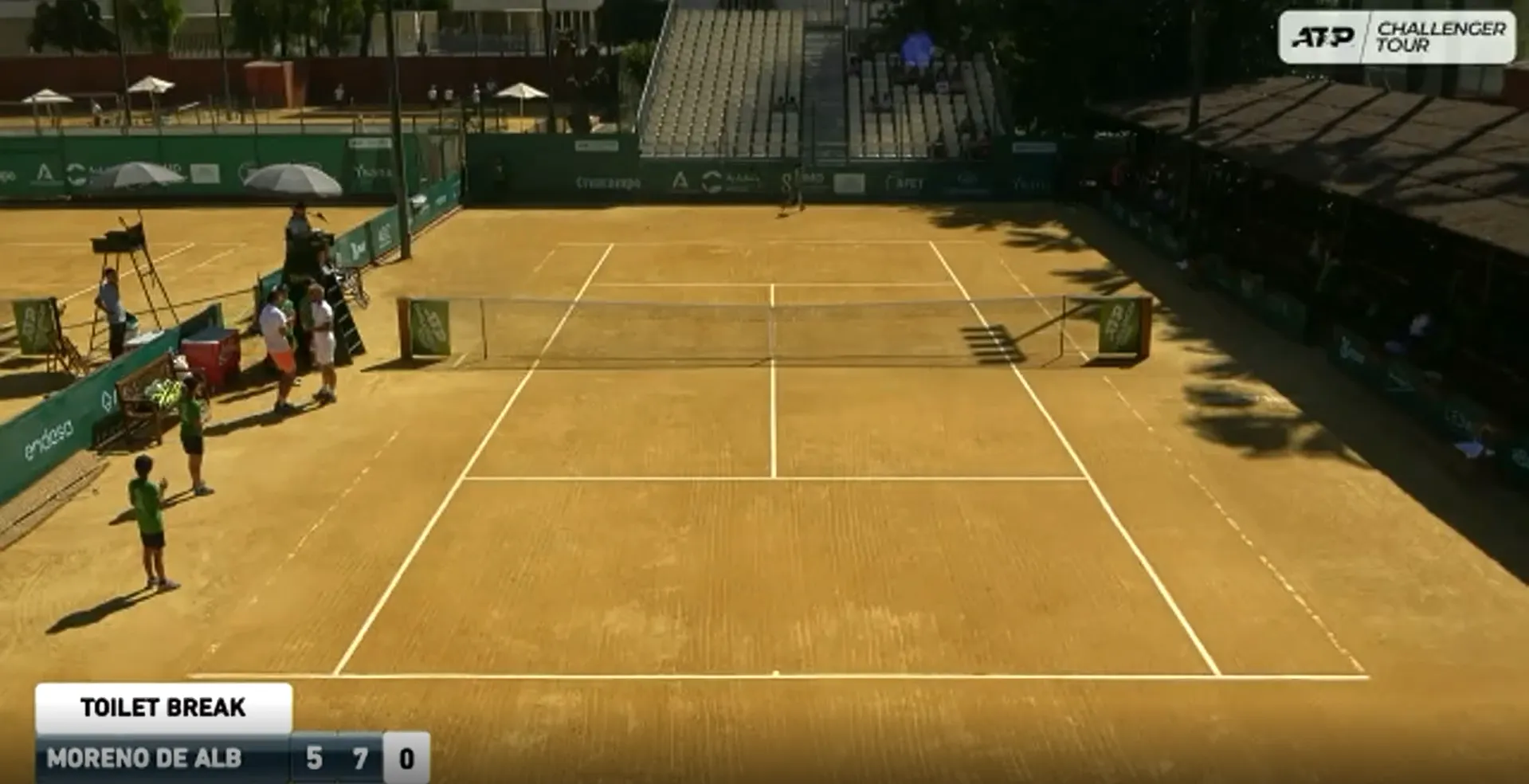 Video: American tennis player disqualified in bizarre incident following 10-minute bathroom break