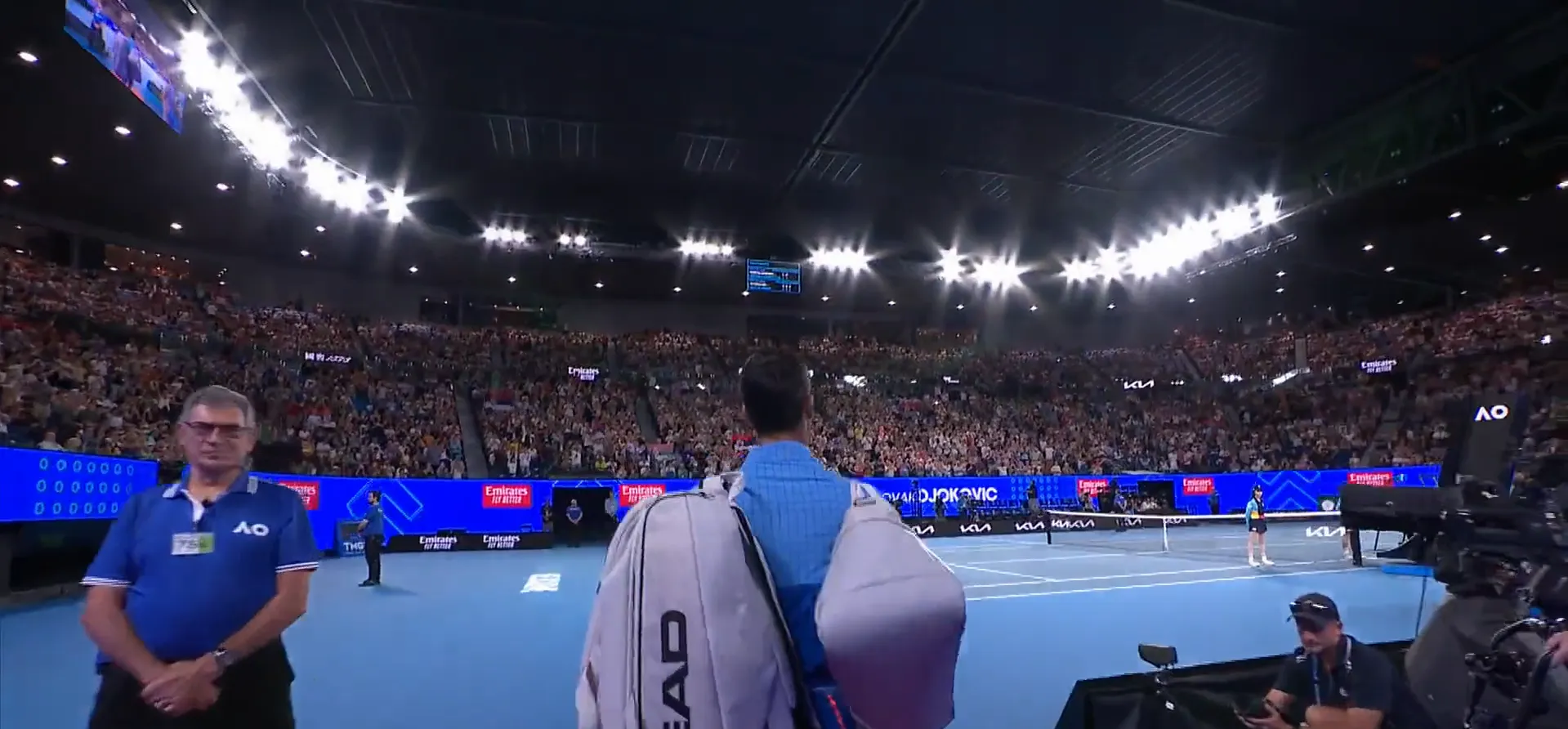 (VIDEO) 'Listen to the noise': Djokovic receives spine-tingling reception on return to Australian Open after 2022 deportation