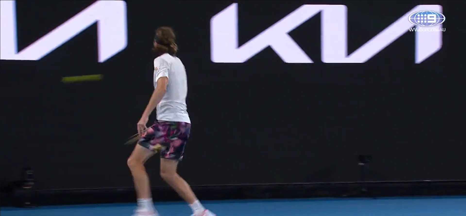 VIDEO: Tsitsipas risks explusion from Australian Open after near mirror incident to Djokovic's US Open default