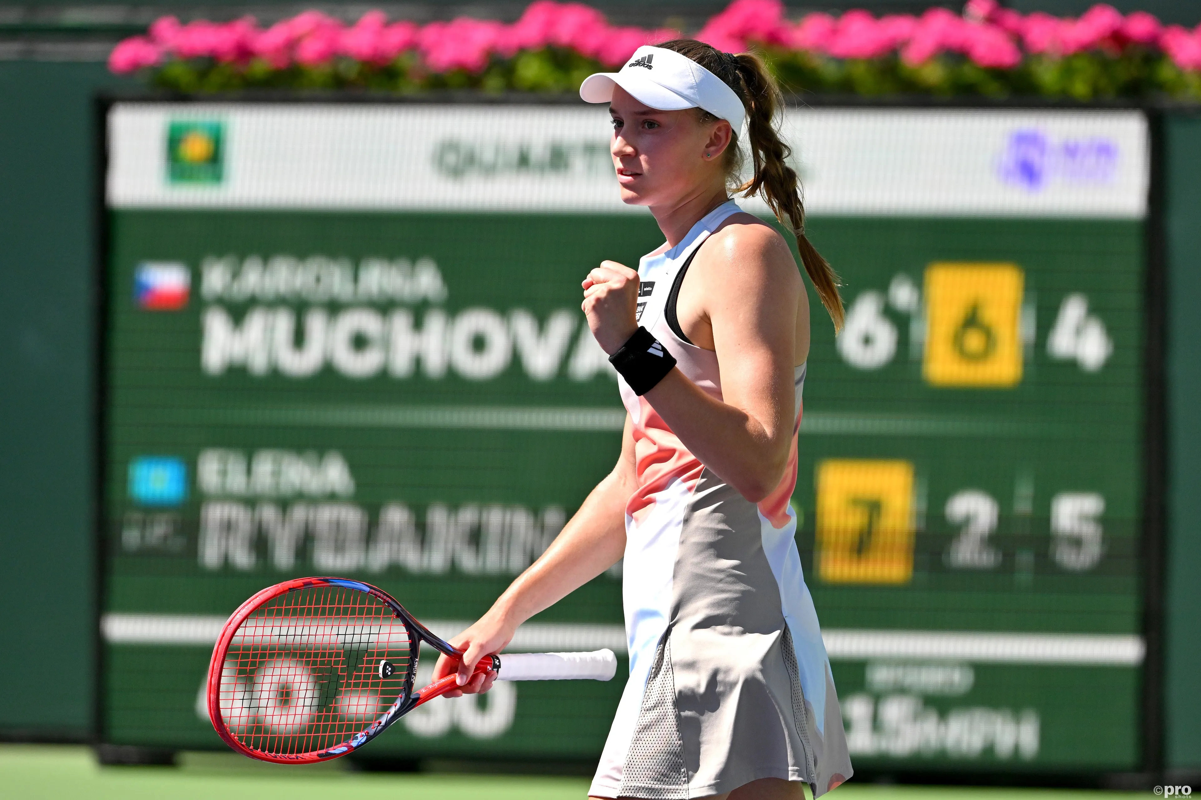 Elena Rybakina gewinnt 2023 die Rom Open nach der Aufgabe von Kalinina