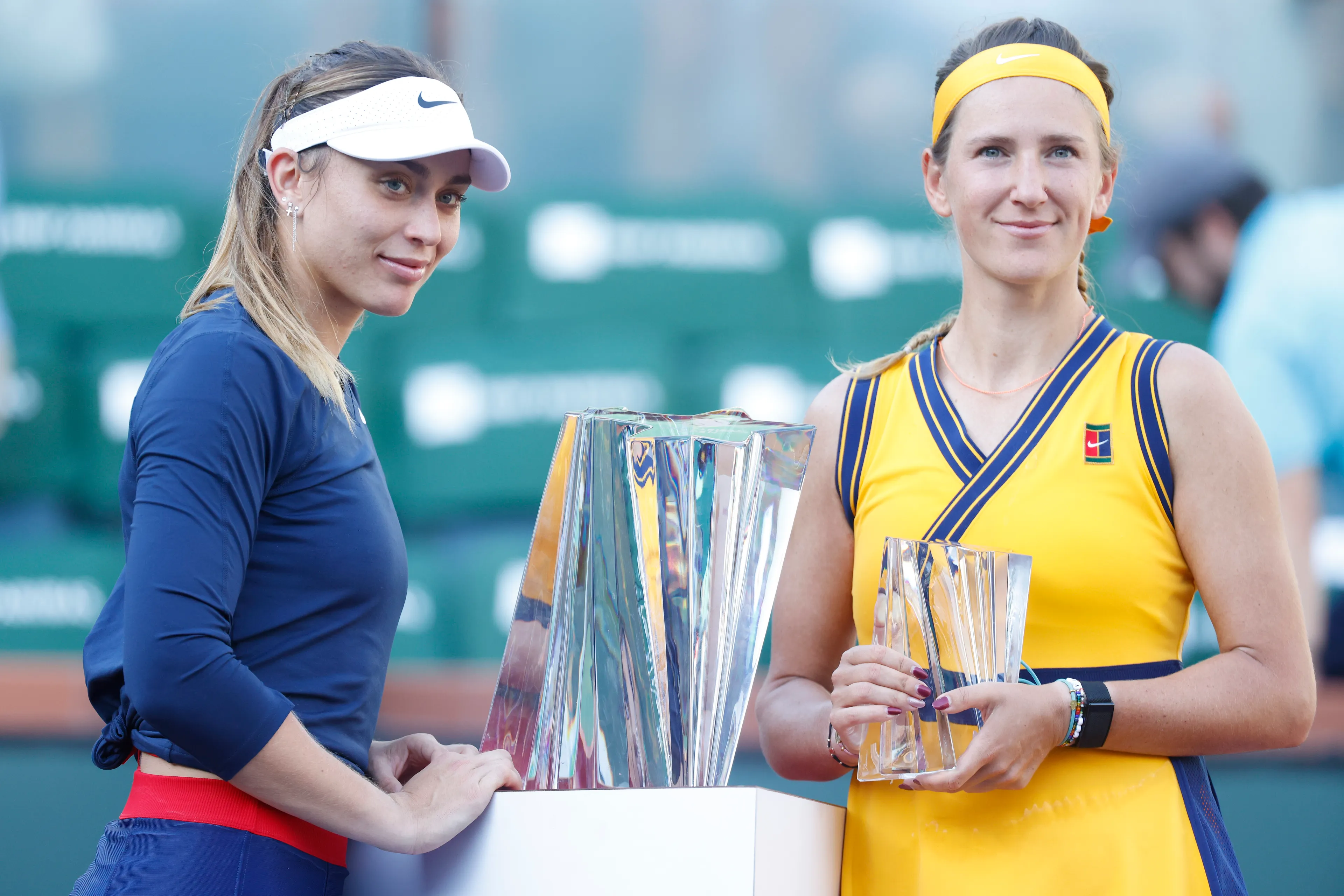 Badosa habla de su bonita amistad con Azarenka: "Después de perder la final me dijo que me cambiara la visera"