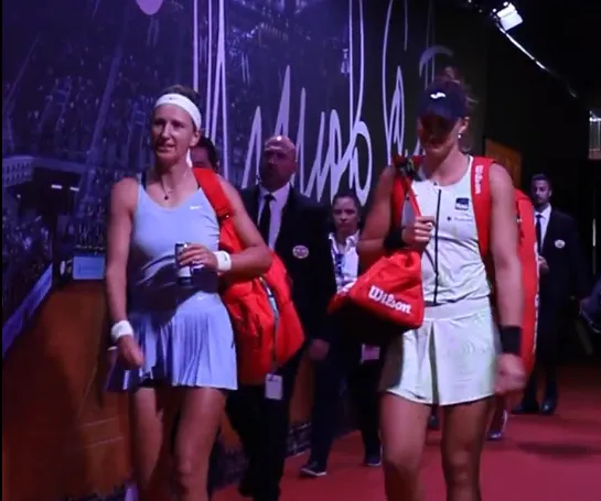 Azarenka y Haddad Maia ganan el dobles femenino del Madrid Open a Gauff y Pegula