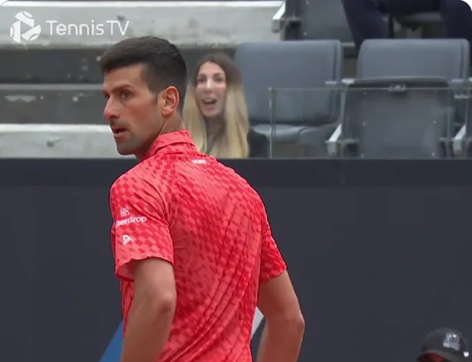 (VIDEO) Norrie hits Djokovic with an overhead with death stare in response and frosty handshake at end of Rome Open tie
