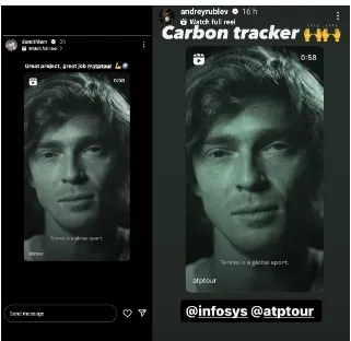 ATP startet App zur Erfassung des CO2-Fußabdrucks von Tennisspielern mit Zustimmung von Rublev und Thiem