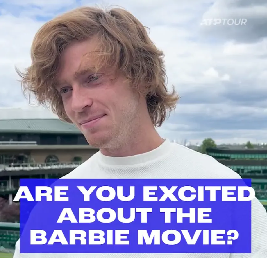 (VIDEO) Hilarious responses as ATP players are asked if they're excited about the Barbie movie