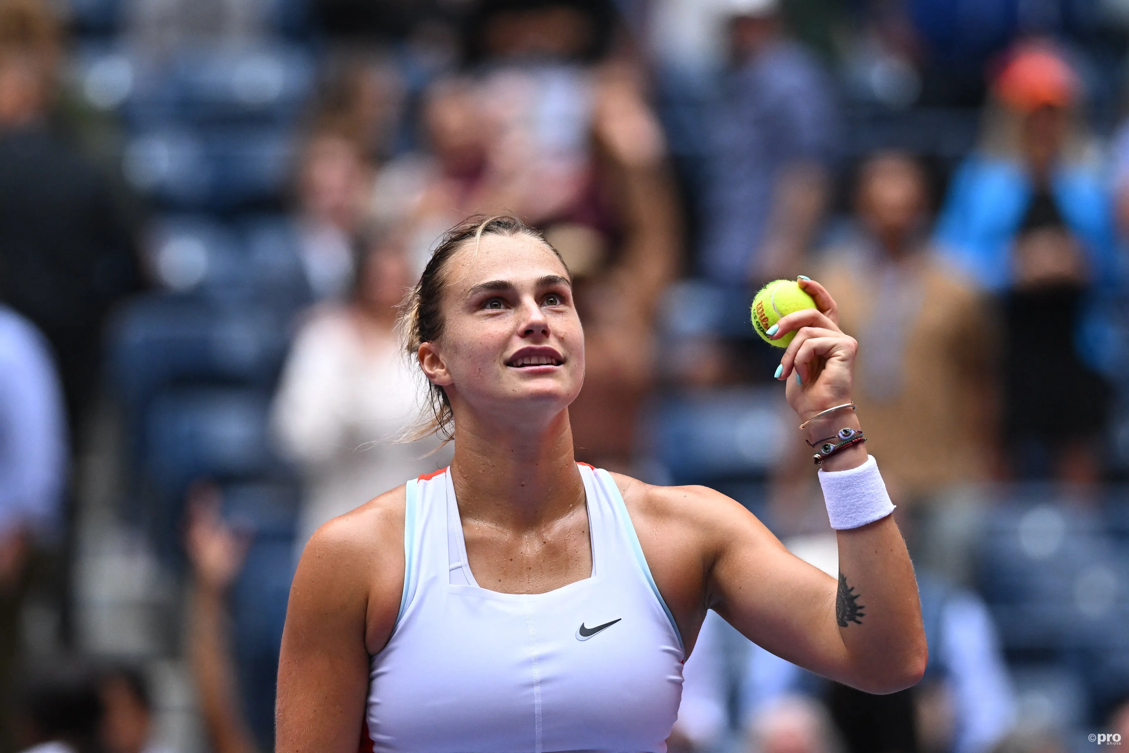 (VIDEO) "Ich würde dieses Stadion einfach verlassen", sagt Sabalenka nach  US Open-Sieg in der ersten Runde zum Publikum