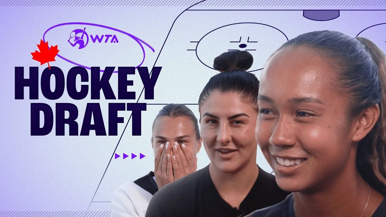 (VIDEO) Sabalenka, Fernandez, Andreescu, Pegula, Gauff basteln ein ideales Eishockeyteam aus WTA Spielerinnen