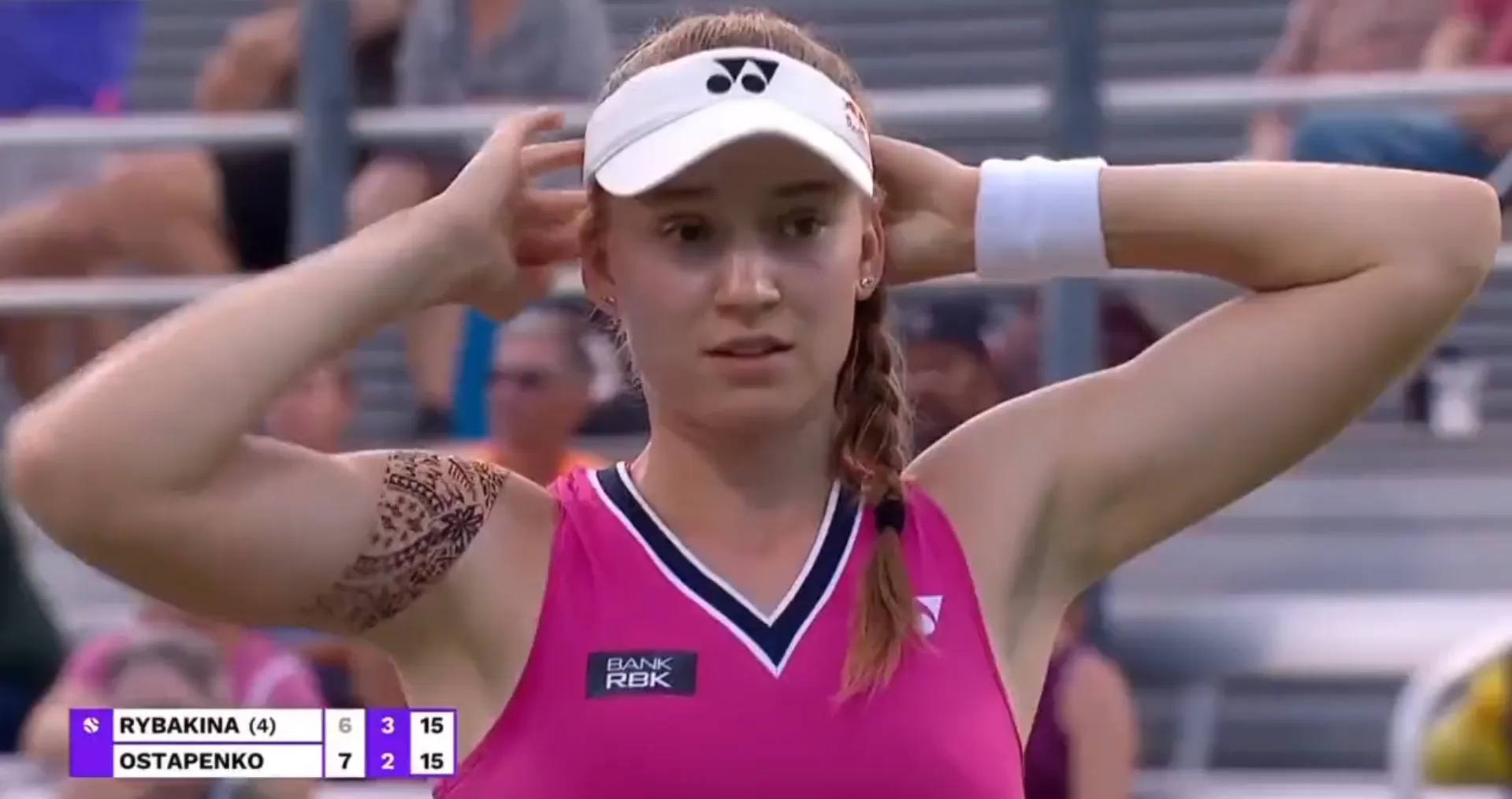 (VIDEO) "If I need something I will ask": Rybakina hits out at controversial coach Stefano Vukov during Cincinnati clash