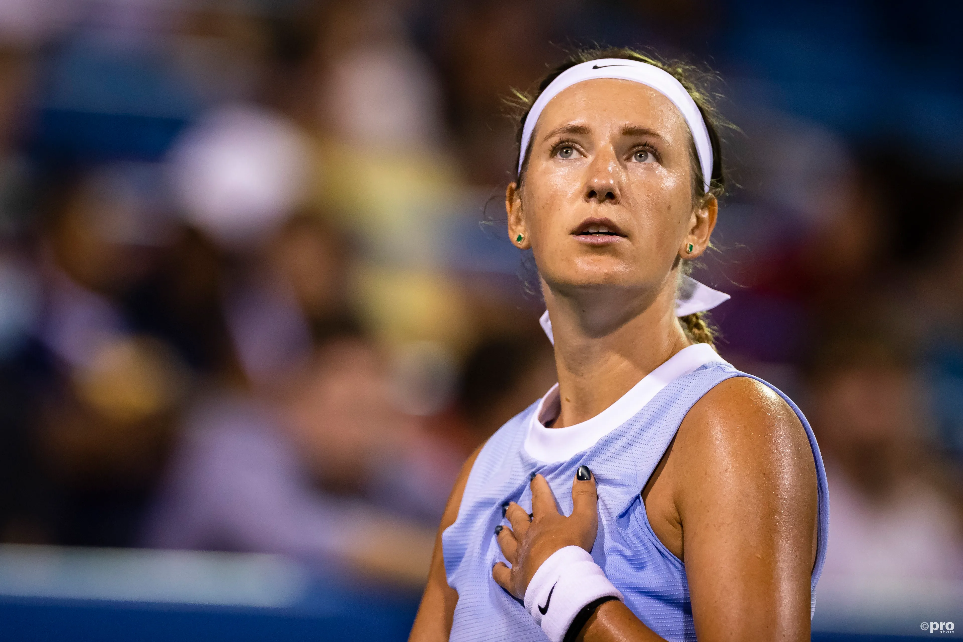 Azarenka, harta de que le pregunten por el no apretón de manos con Svitolina: "¿Cuánto tiempo vamos a seguir hablando de esto?"