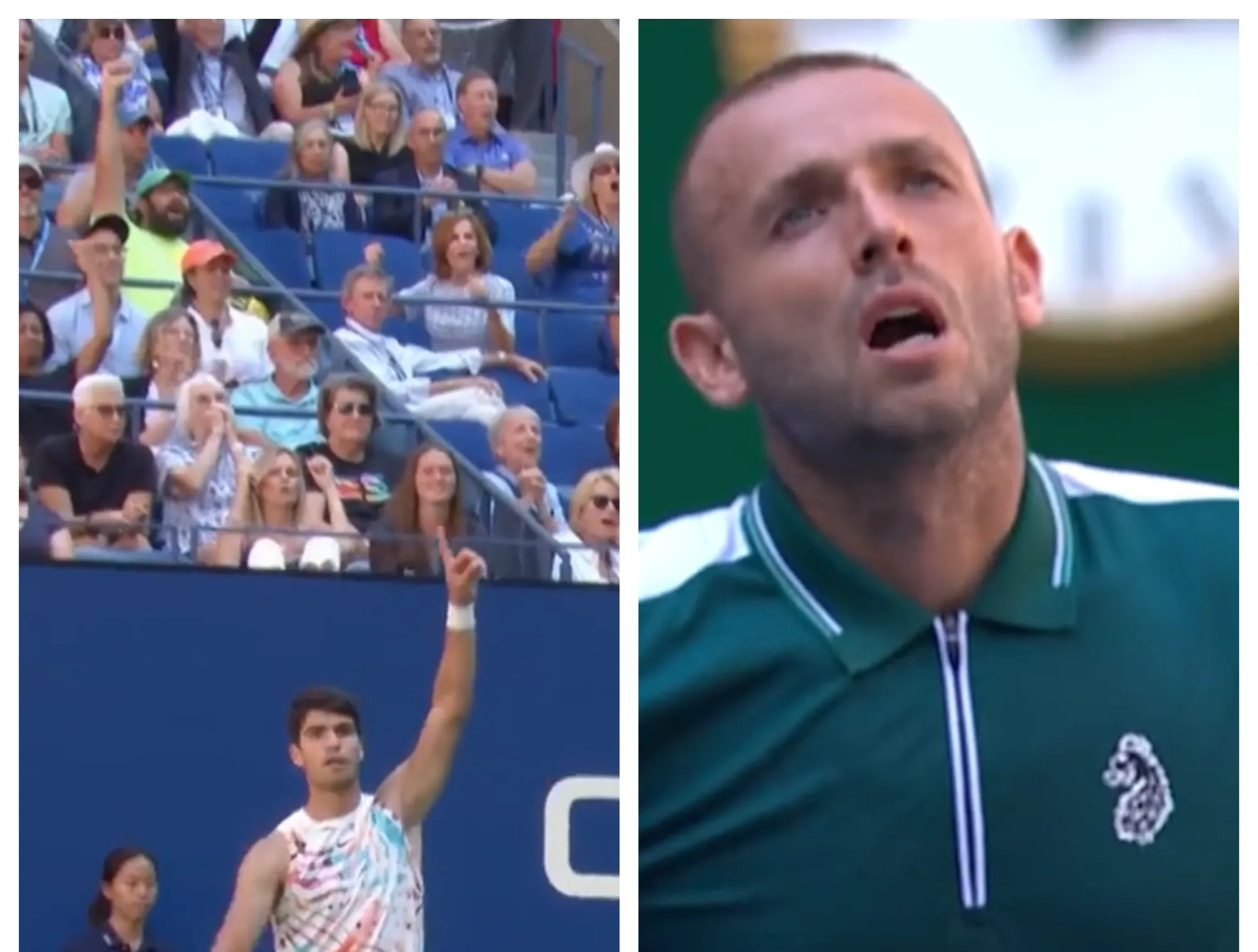 (VIDEO) Alcaraz mit magischem Moment, Evans verblüfft nach Schlag des Jahres