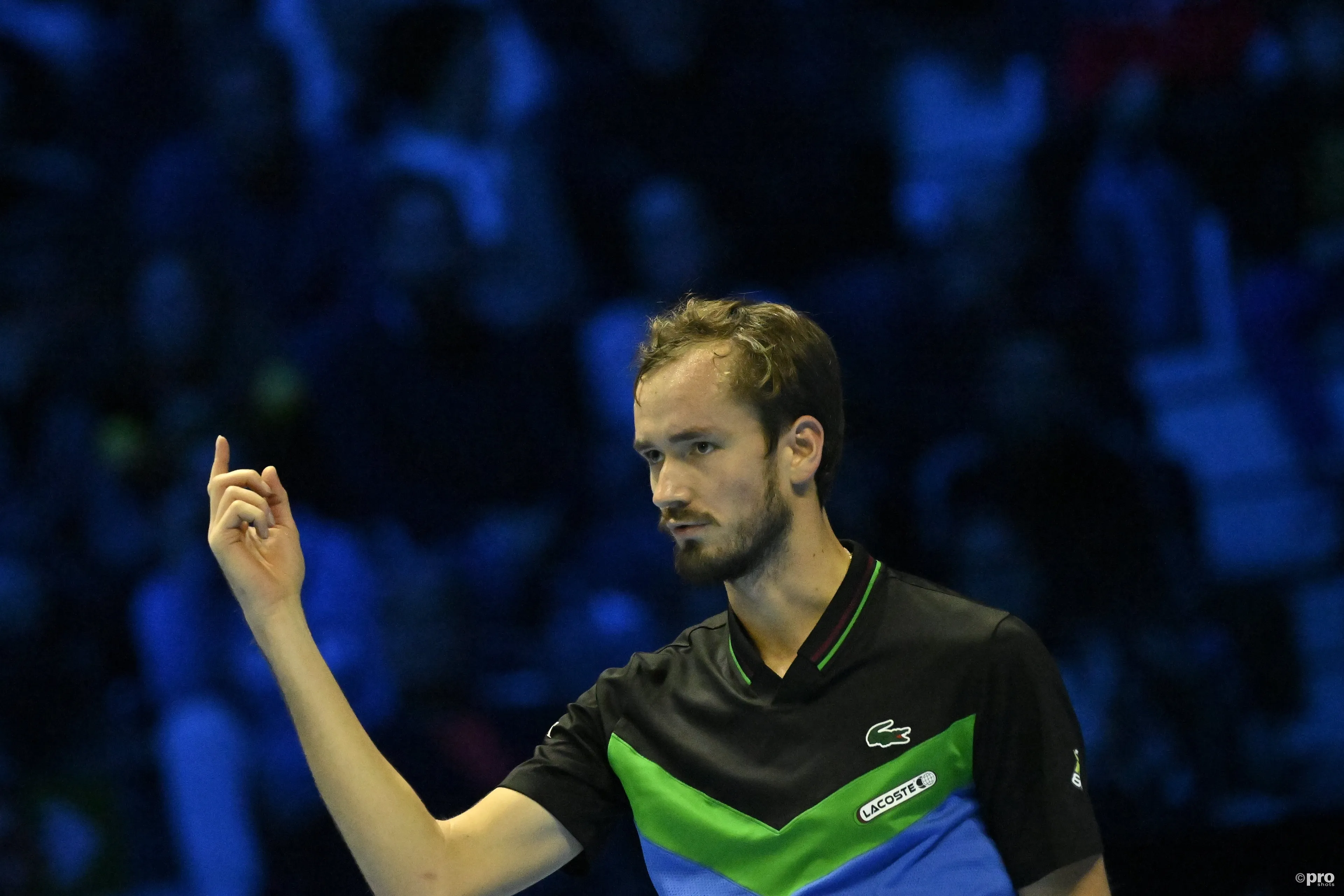 Blinded by the light: Daniil Medvedev forced off court in bizarre incident