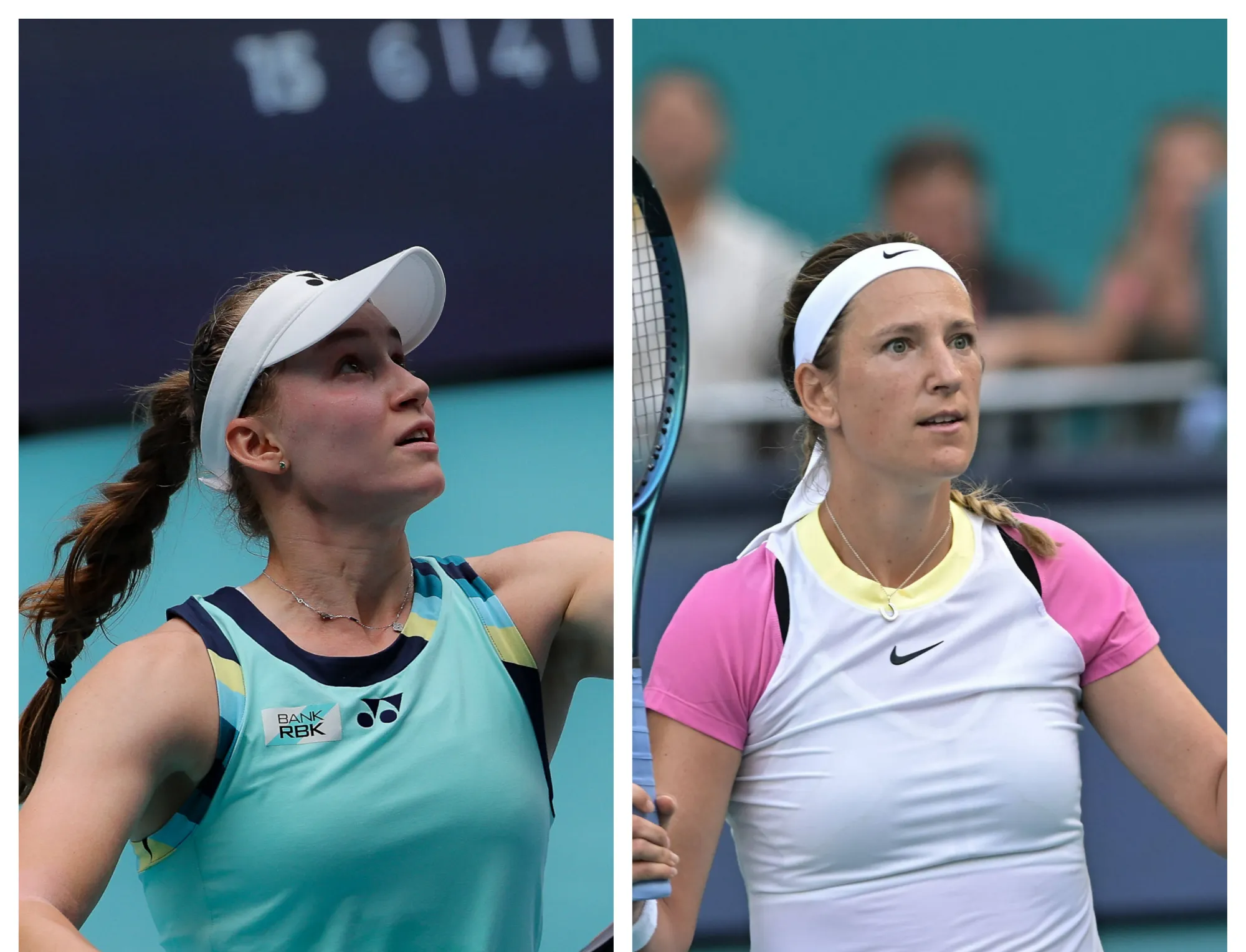 Elena RYBAKINA überlebt den Bagel von Victoria AZARENKA und steht zum zweiten Mal im Finale der Miami Open