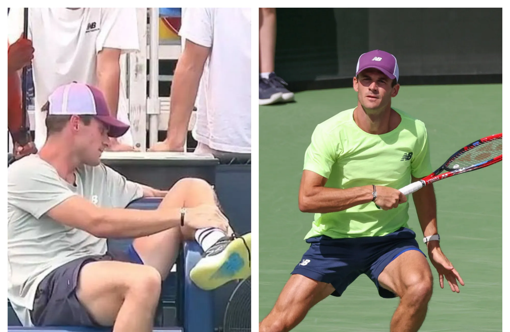 (VIDEO) Tommy PAUL muss bei den Miami Open gegen Martin Damm Jr. aufgeben, nachdem er sich zum zweiten Mal innerhalb einer Woche den Knöchel verdreht hat
