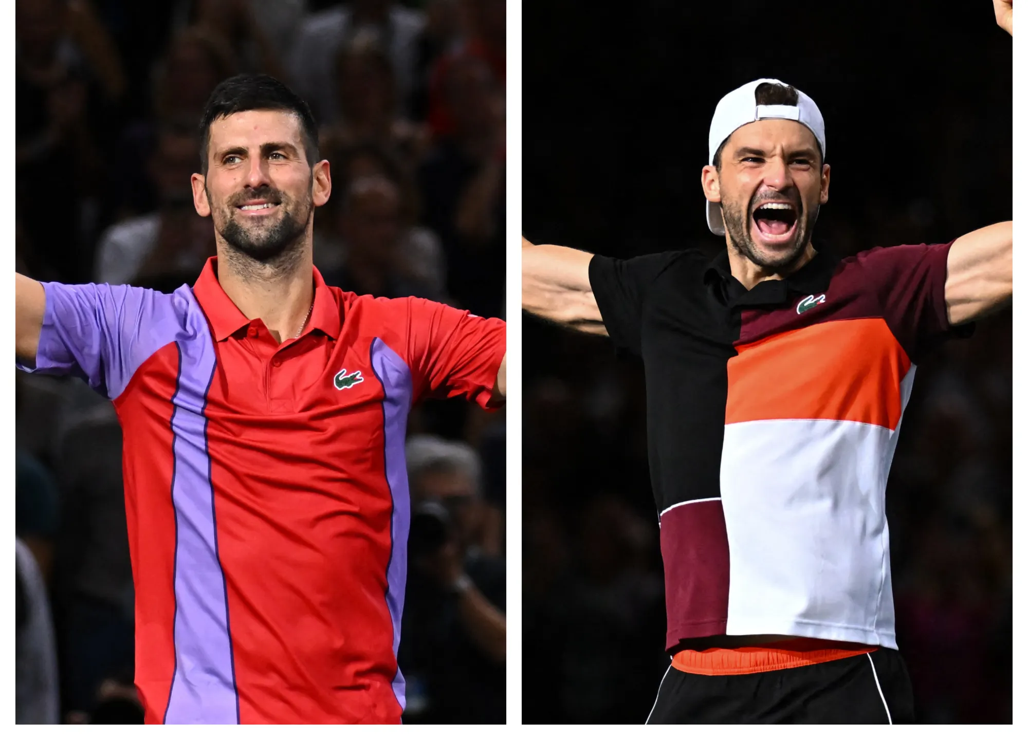 Grigor Dimitrov y Alexander Zverev bromean antes de la Laver Cup sobre el "striptease" del búlgaro con Novak Djokovic
