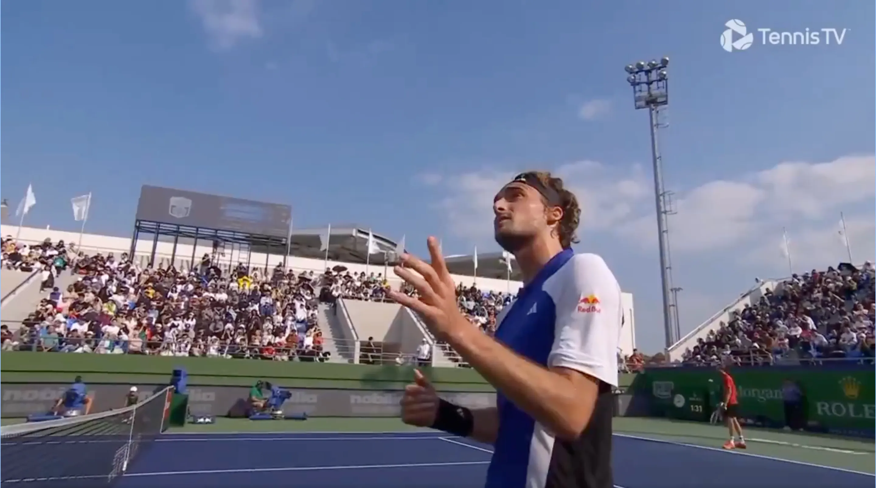 (VIDEO) "You have never played tennis in your life": Stefanos Tsitsipas latest to launch into referee rant in Shanghai