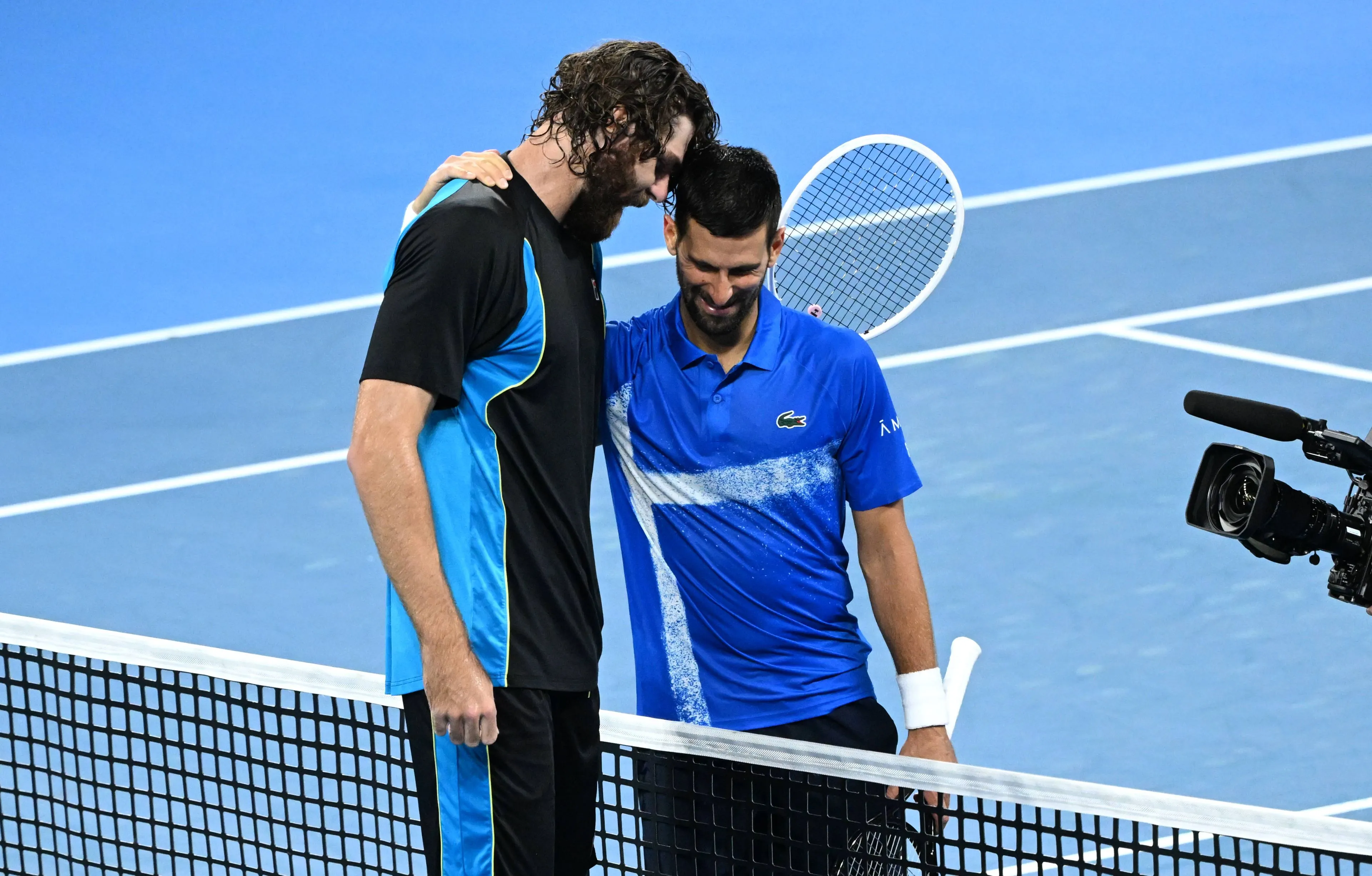 Reilly Opelka, tras cargarse a Novak Djokovic en Brisbane: "Es el mejor jugador que ha visto este deporte"
