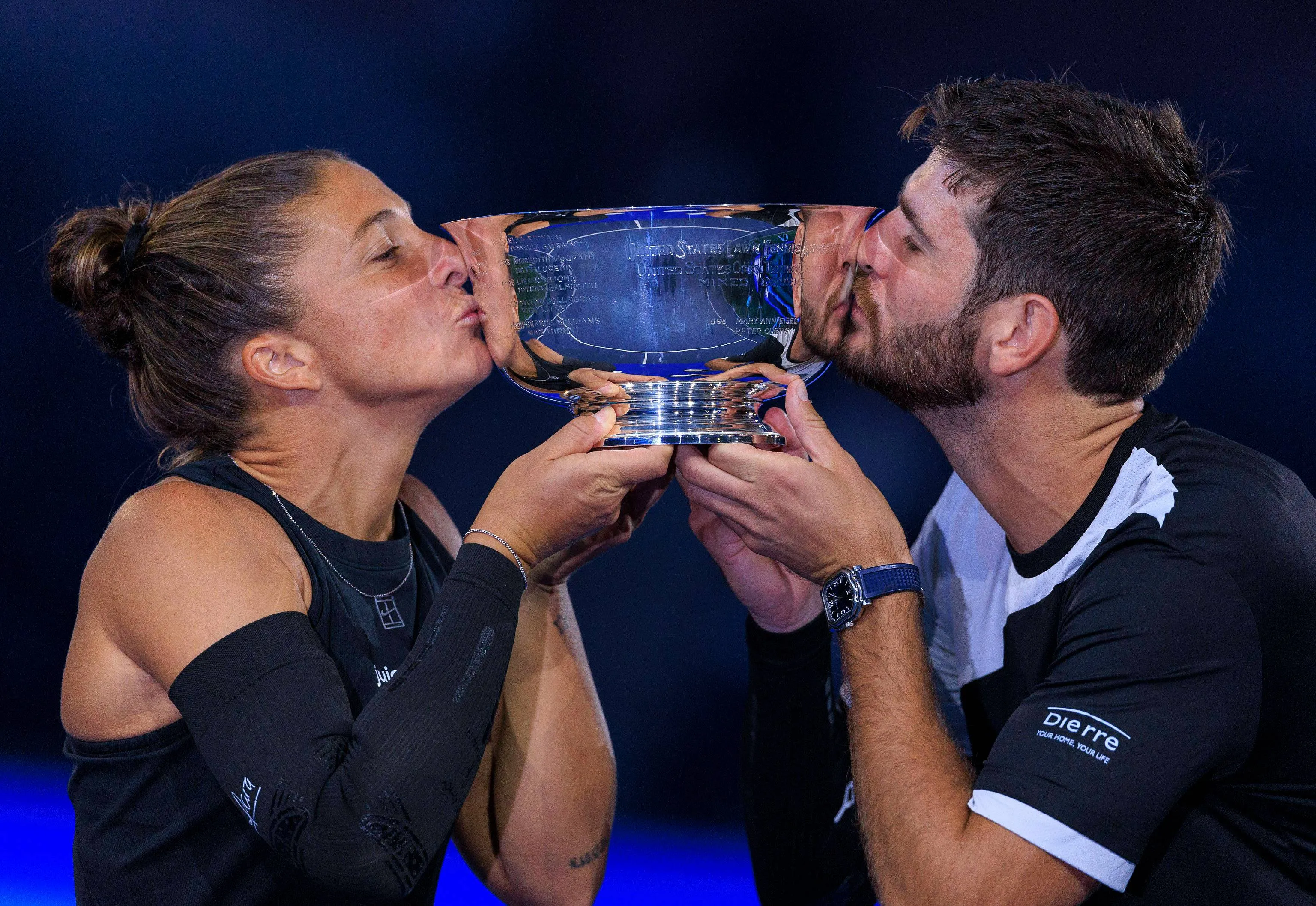 Sara Errani and Andrea Vavassori win US Open Mixed Doubles Championship defeating Iga Swiatek and Casper Ruud