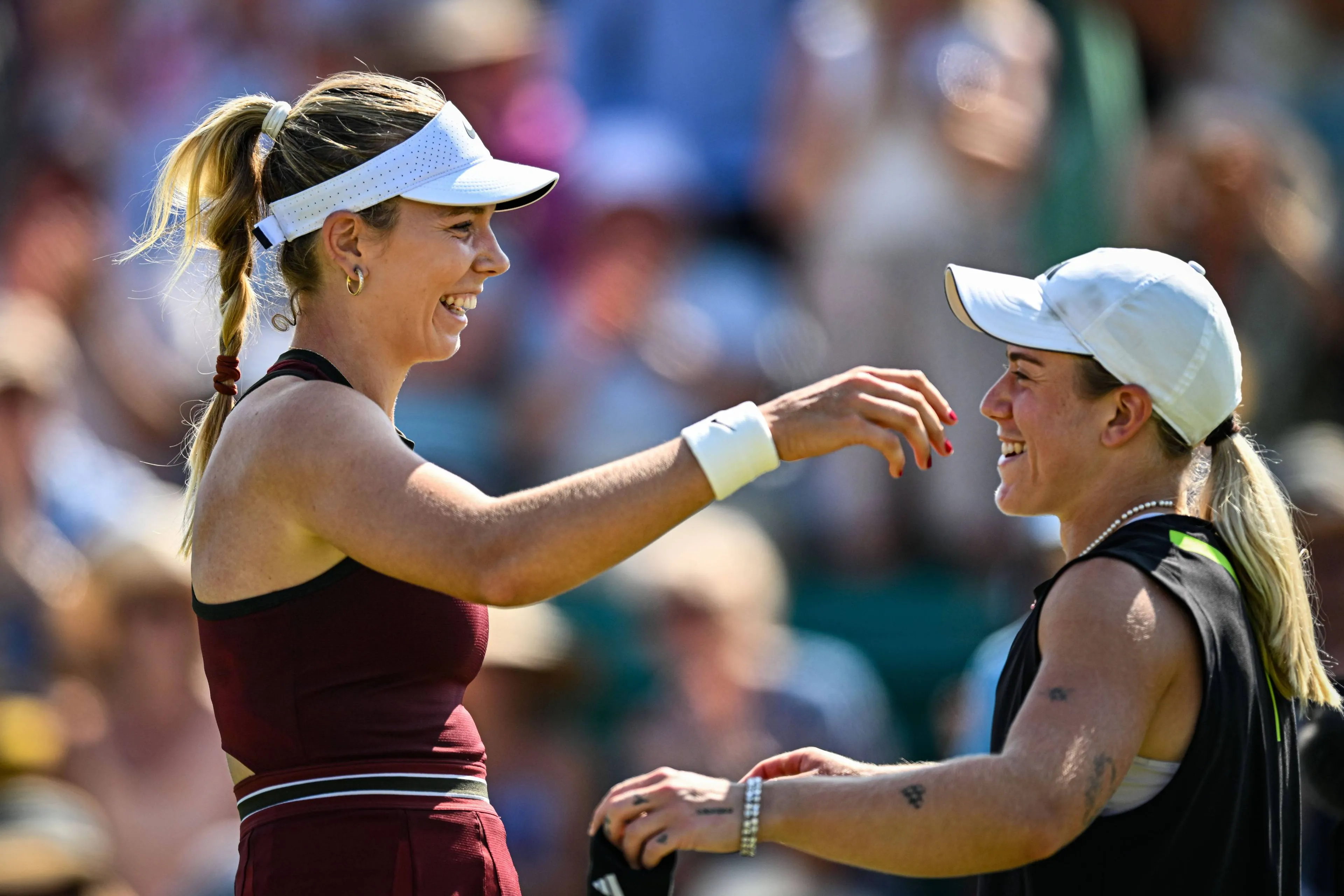 Katie Boulter and Sonay Kartal deliver comfotable singles victories as Great Britain confirm spot in semi-finals in Billie Jean King Cup