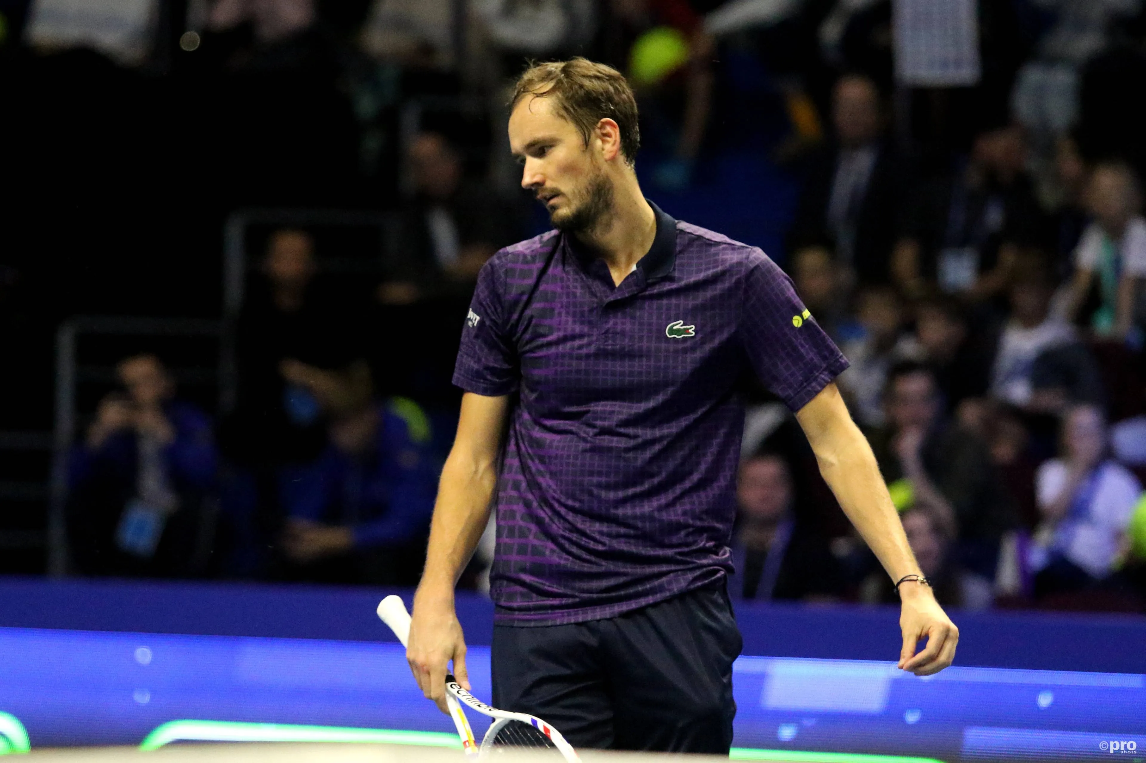 Daniil Medvedev was one of the many Russians participating in an exhibition in St Petersburg