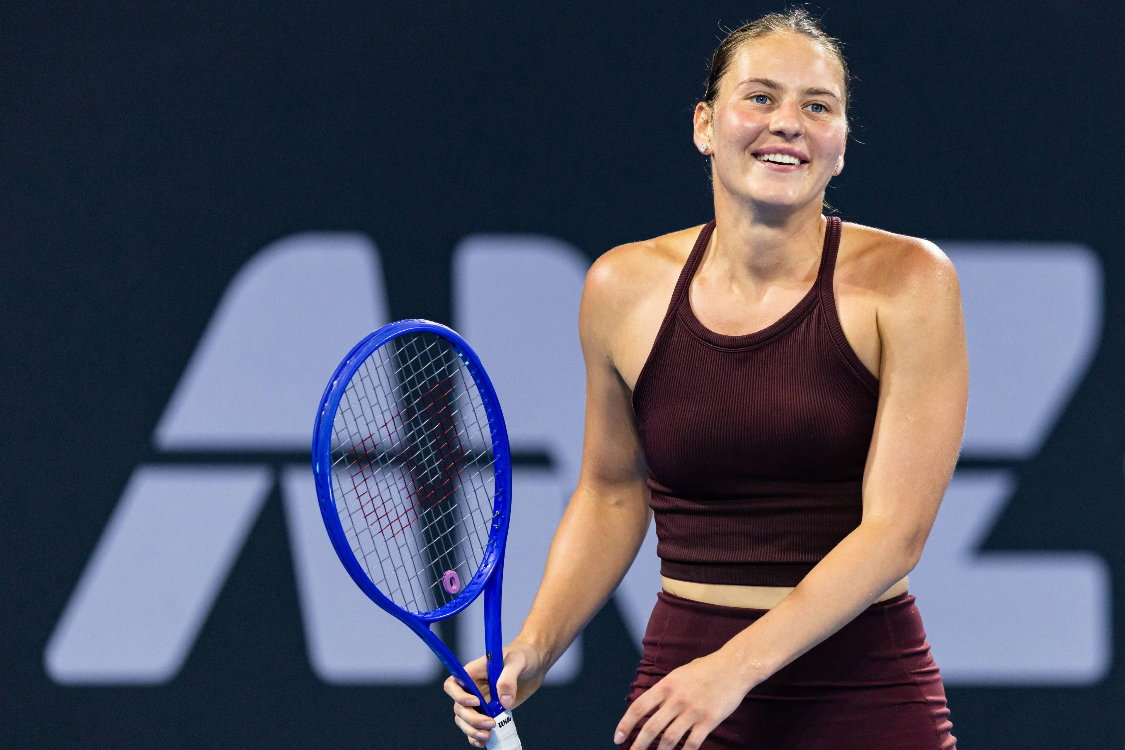 Marta Kostyuk sonríe