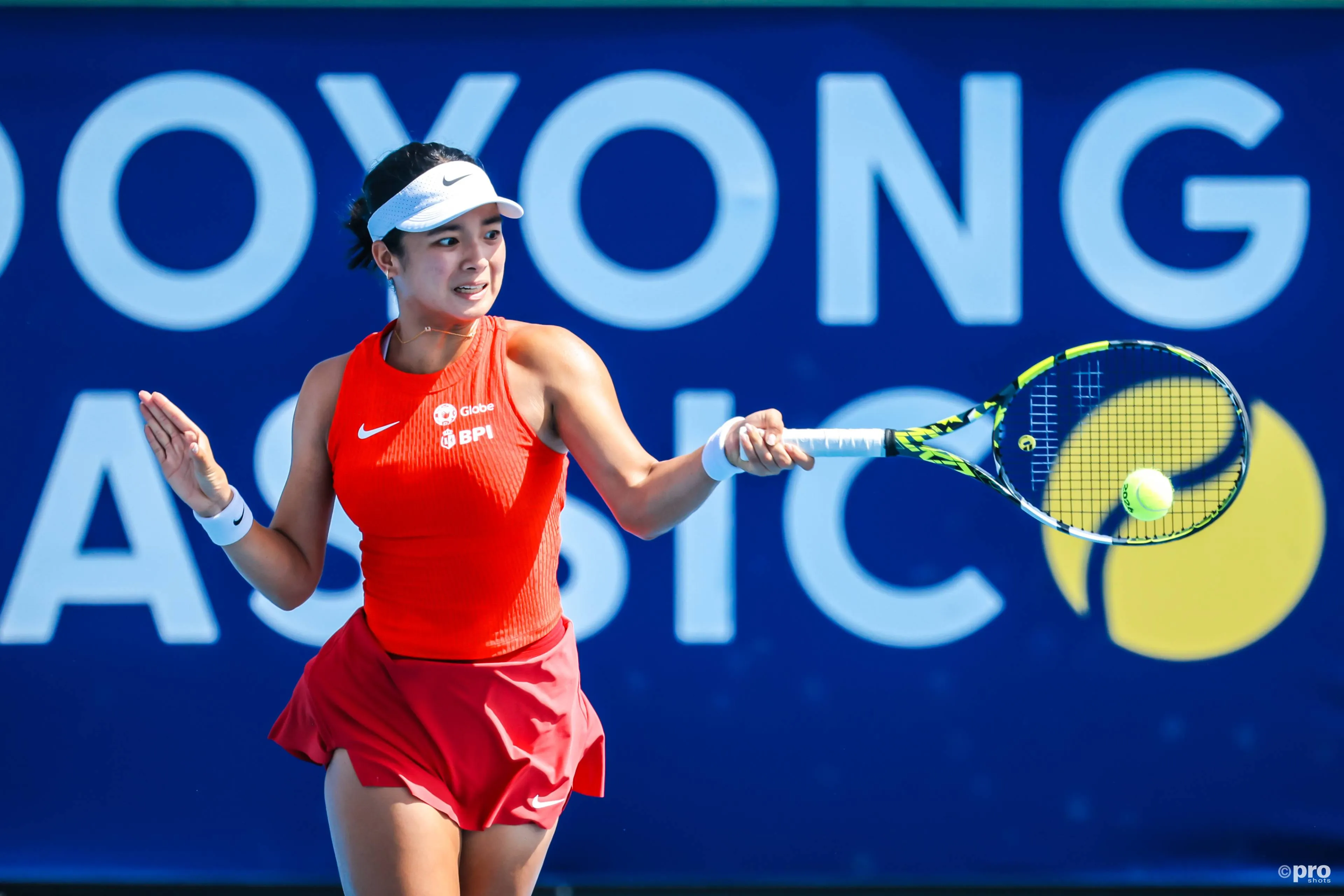 Alexandra Eala hits back.