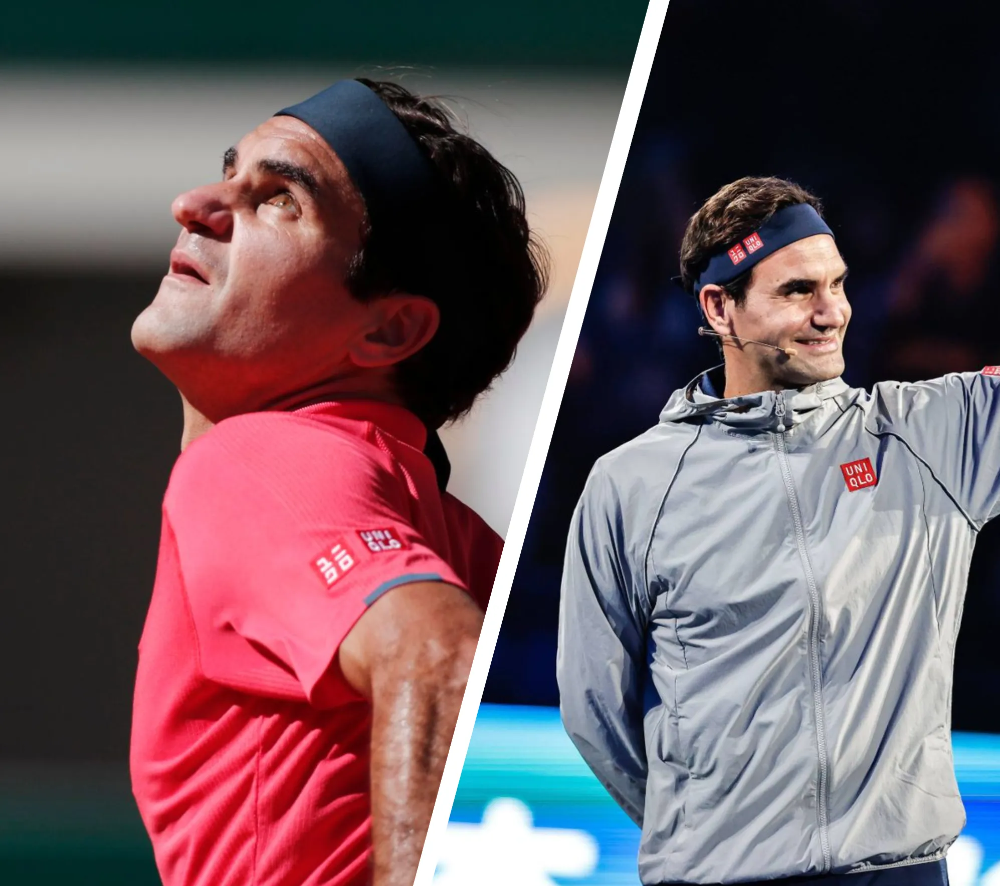 Roger Federer collage.