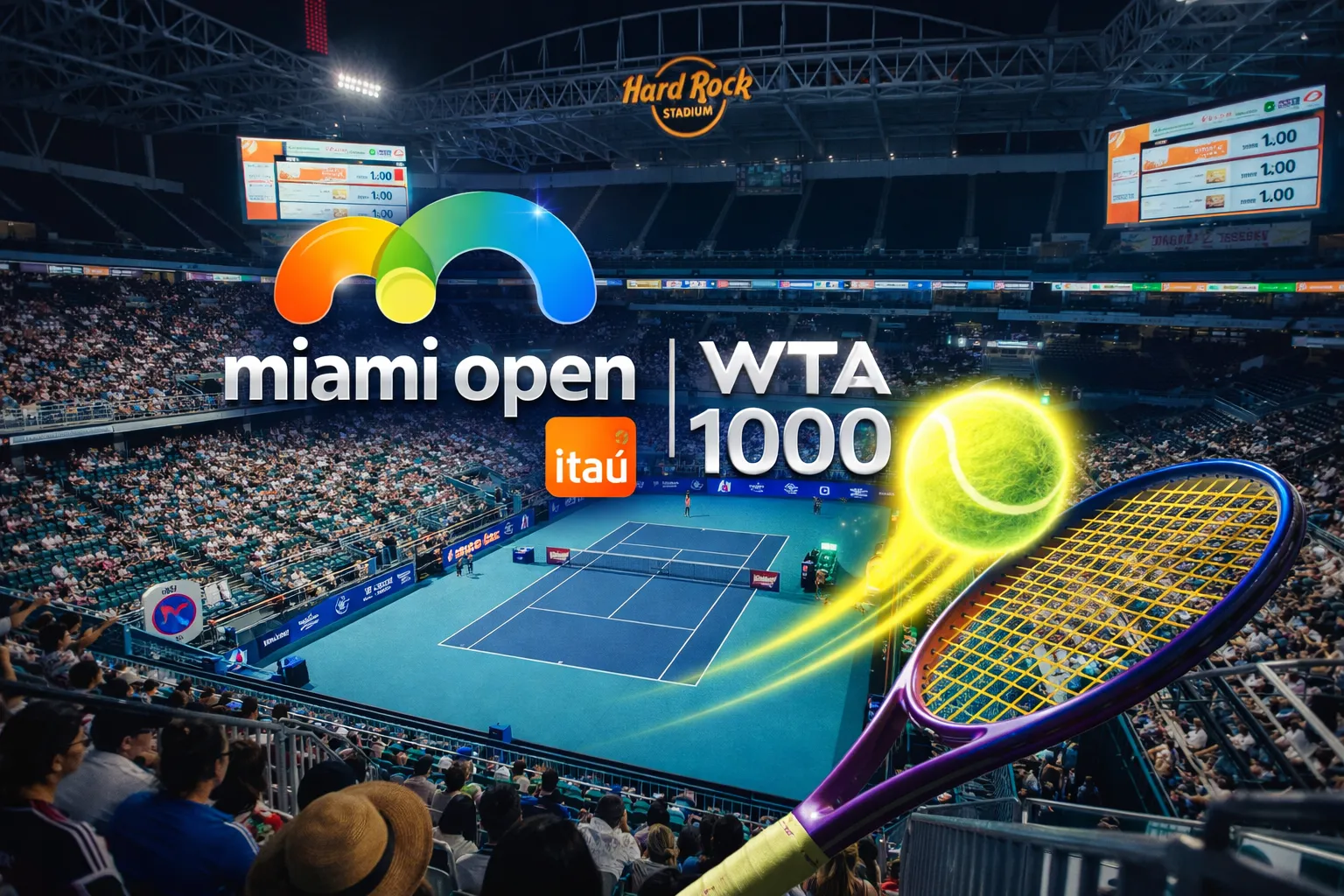 Miami Open Tournament Centre WTA