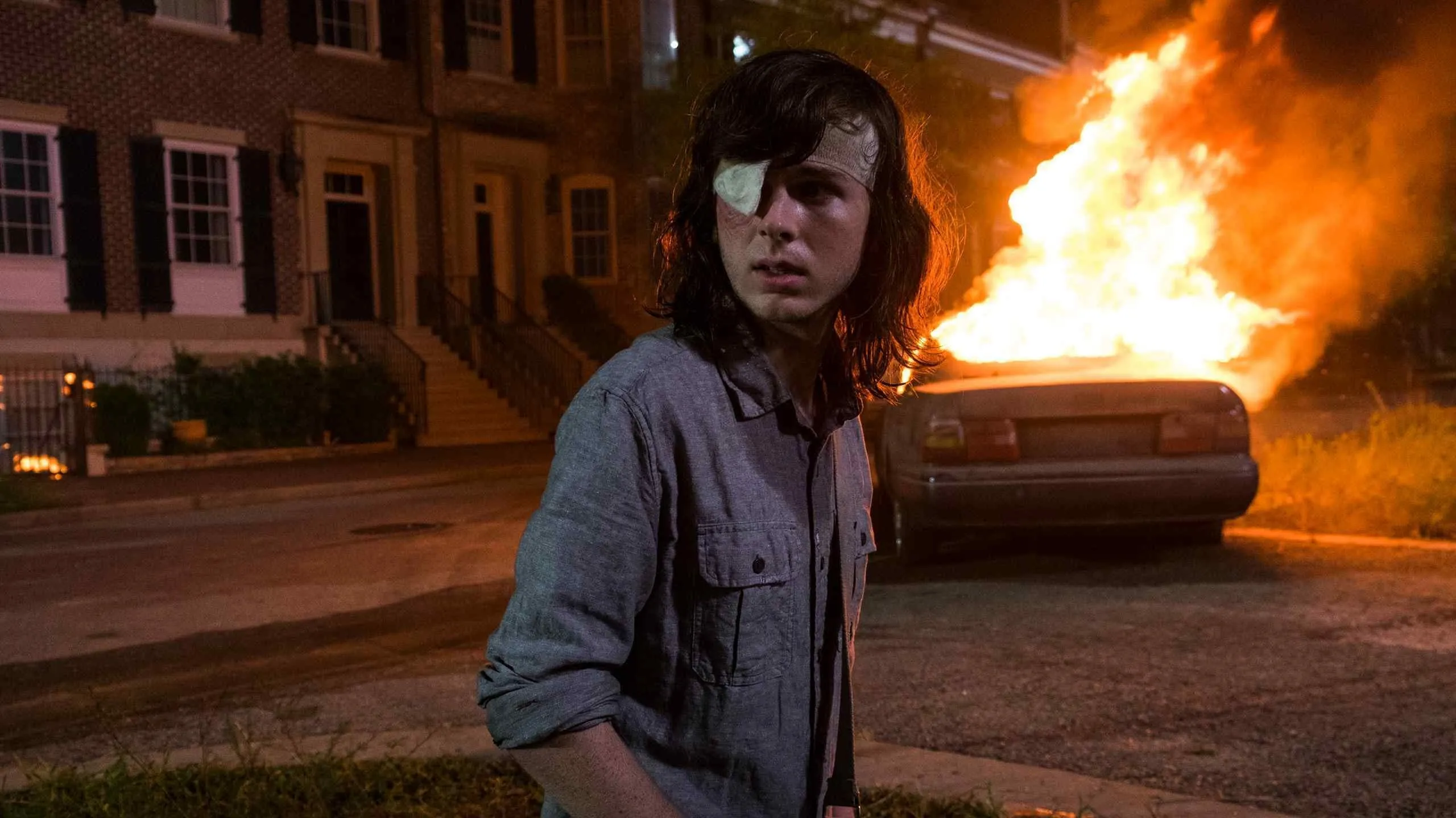 'The Walking Dead'-acteur Chandler Riggs schittert als Spider-Man in nieuwe horrorfilm