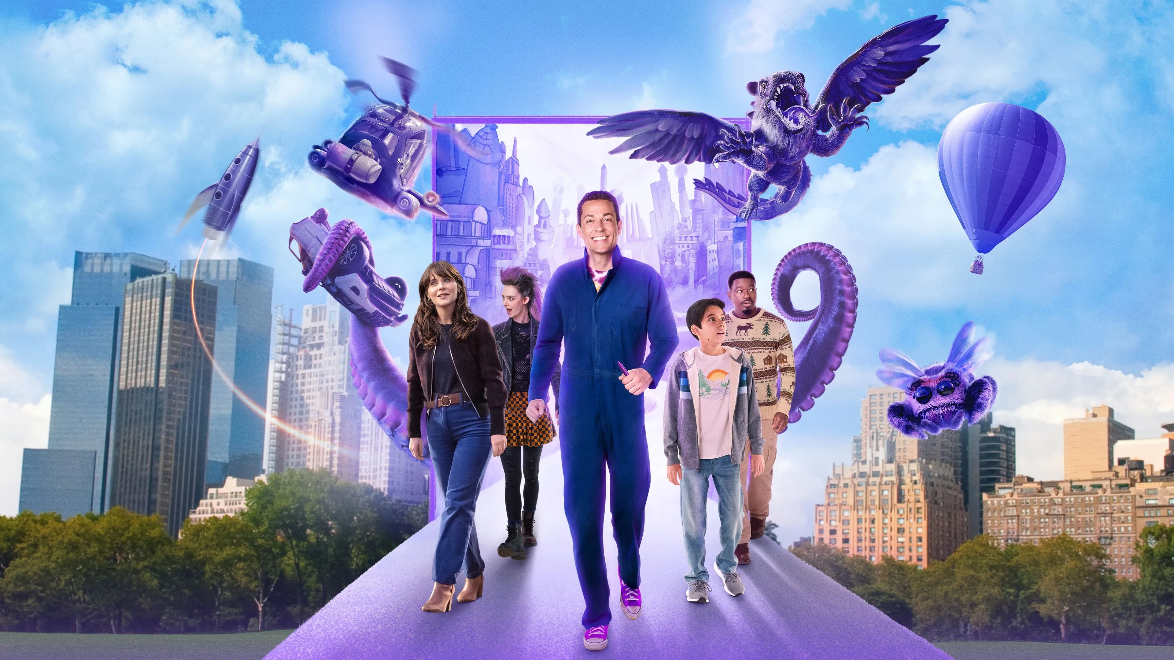 Magische familiefilm 'Harold and the Purple Crayon' met Zachary Levi nu vanuit huis te zien