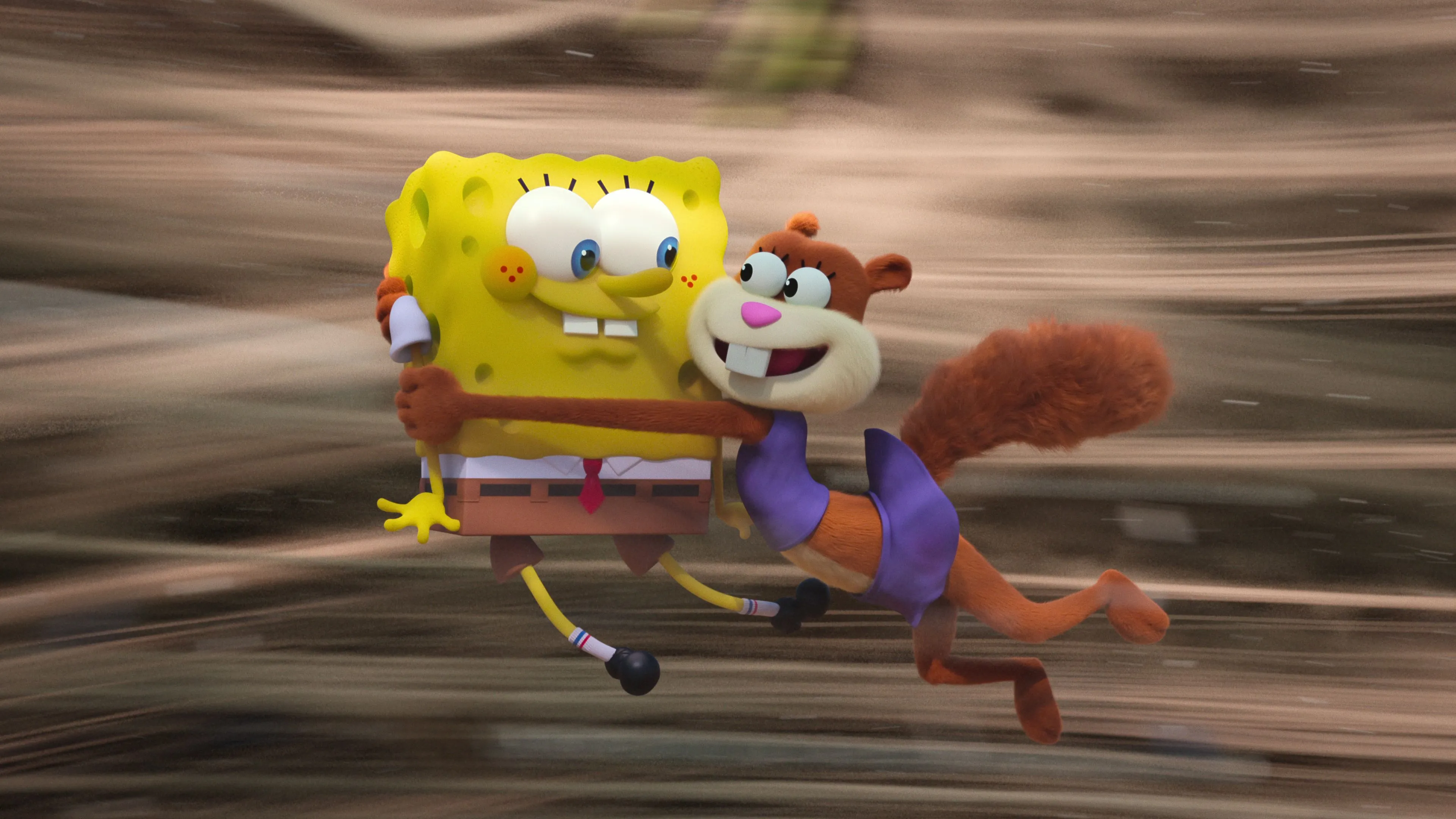 SpongeBob en Sandy gaan op avontuur in de nieuwe Netflix-film 'Saving Bikini Bottom'