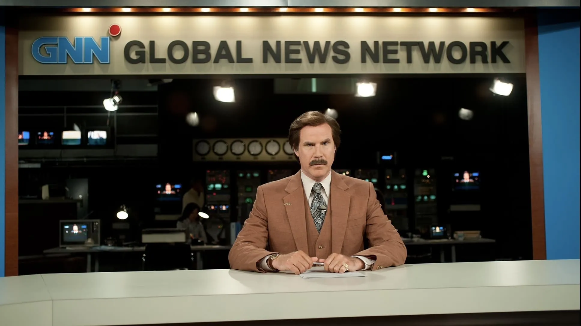 Absurde komedie-hits met Will Ferrell als bombastische nieuwslezer nu te zien op Netflix