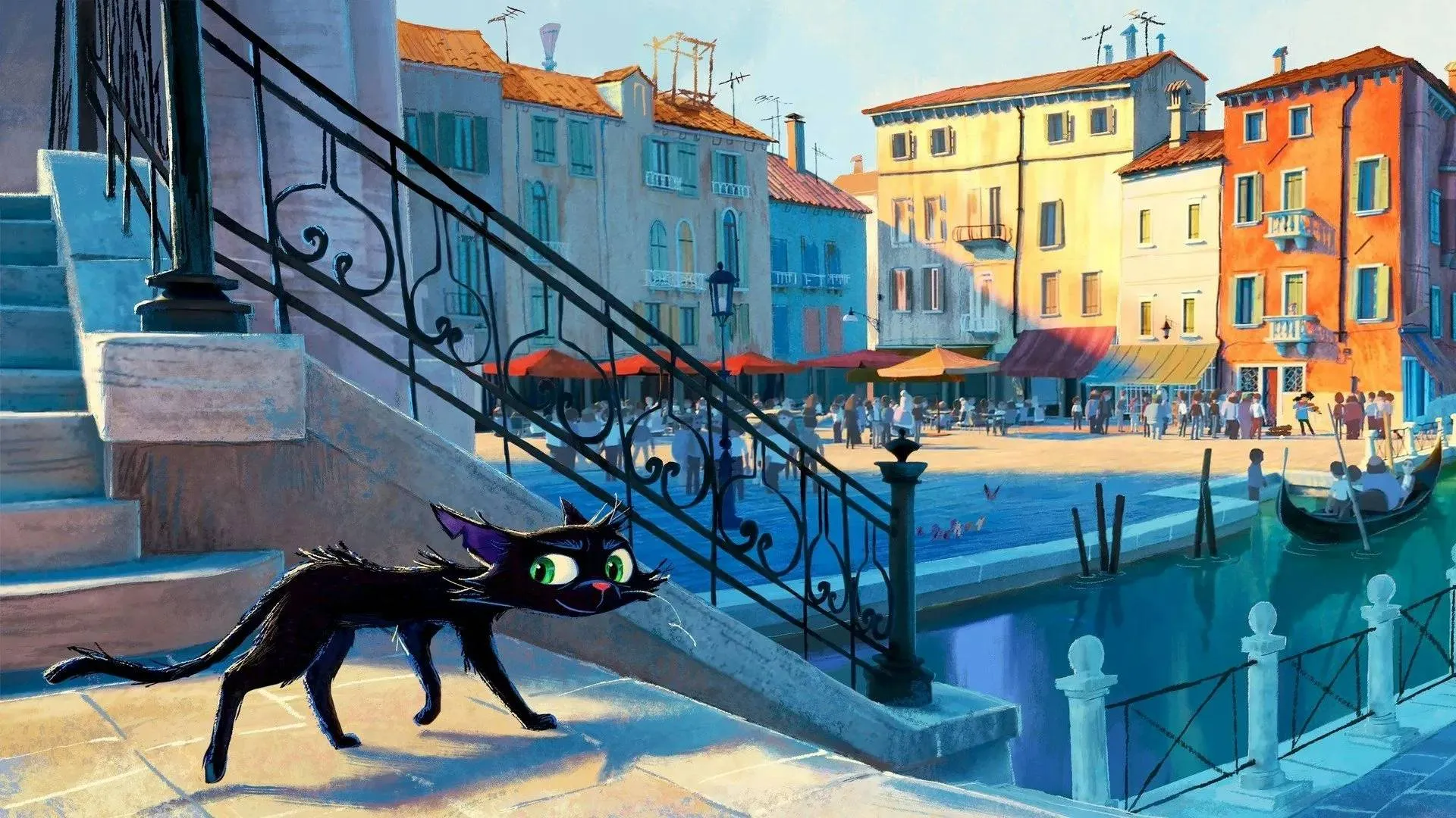 Pixar werkt aan nieuwe animatiefilm over een zwarte kat in Venetië: 'Gatto'