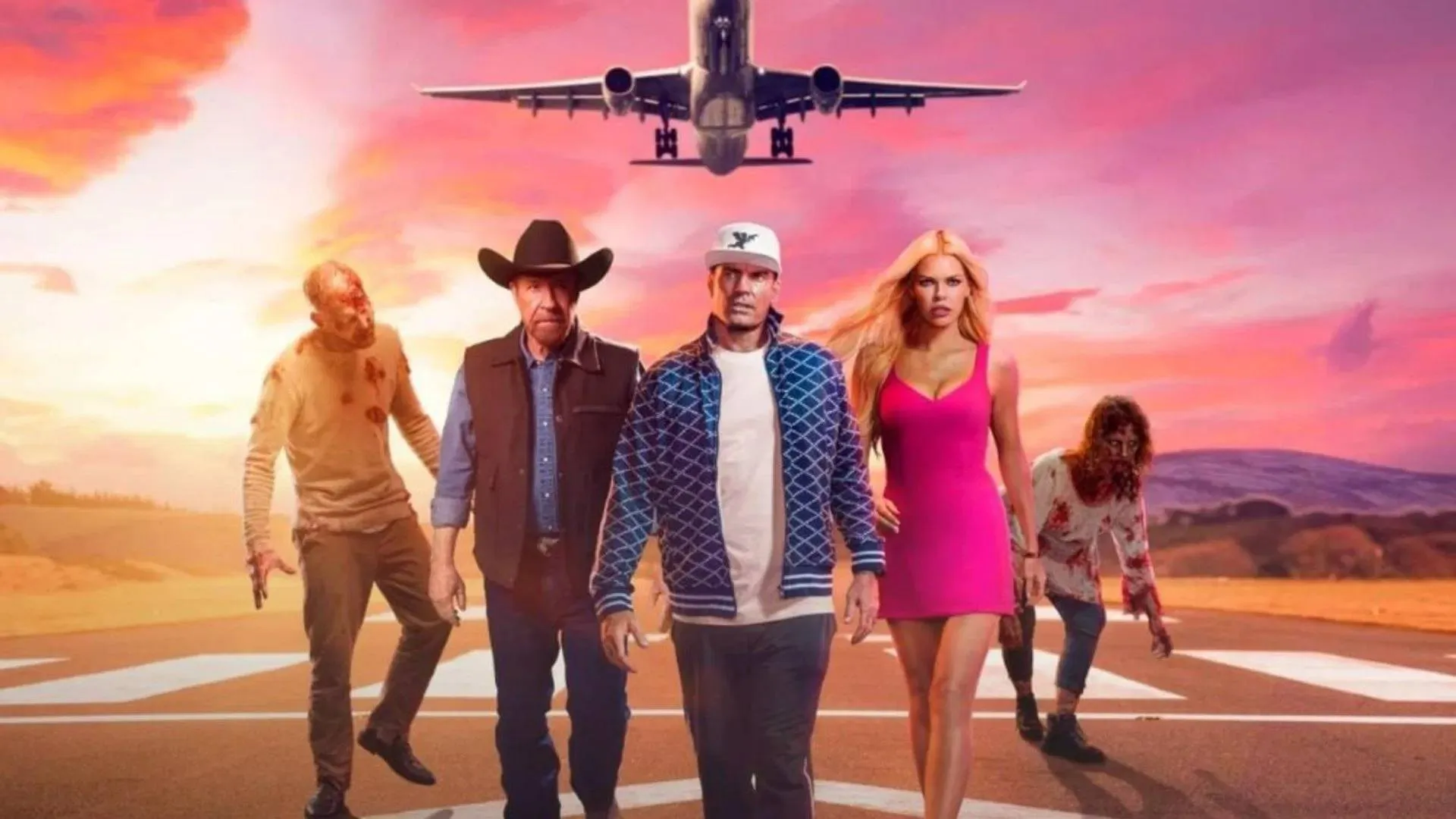 Chuck Norris en Vanilla Ice gaan de strijd aan met zombies in nieuwe knotsgekke actiefilm