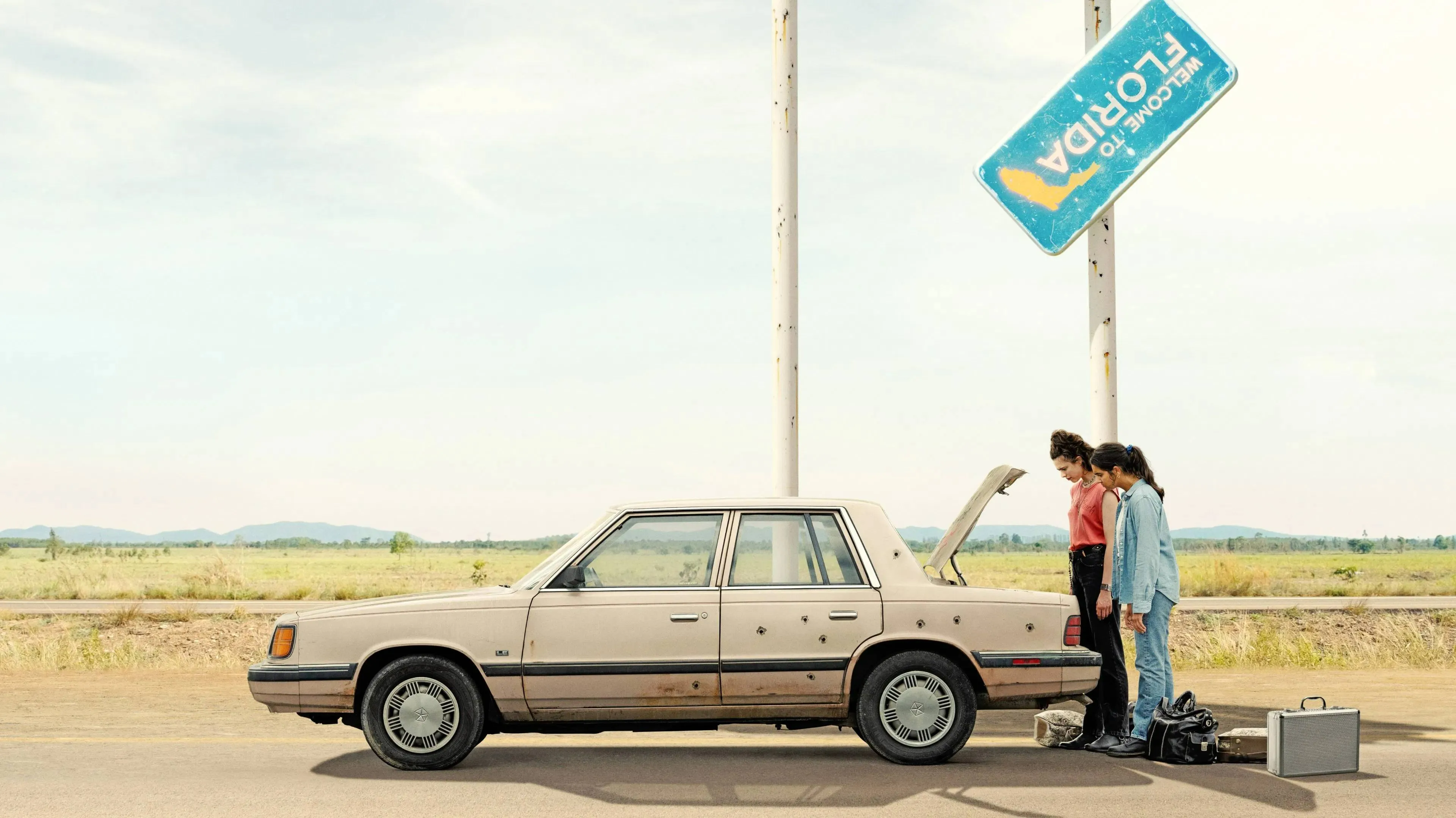 Knotsgekke roadmovie met Margaret Qualley en Pedro Pascal vanaf vandaag nieuw op Netflix