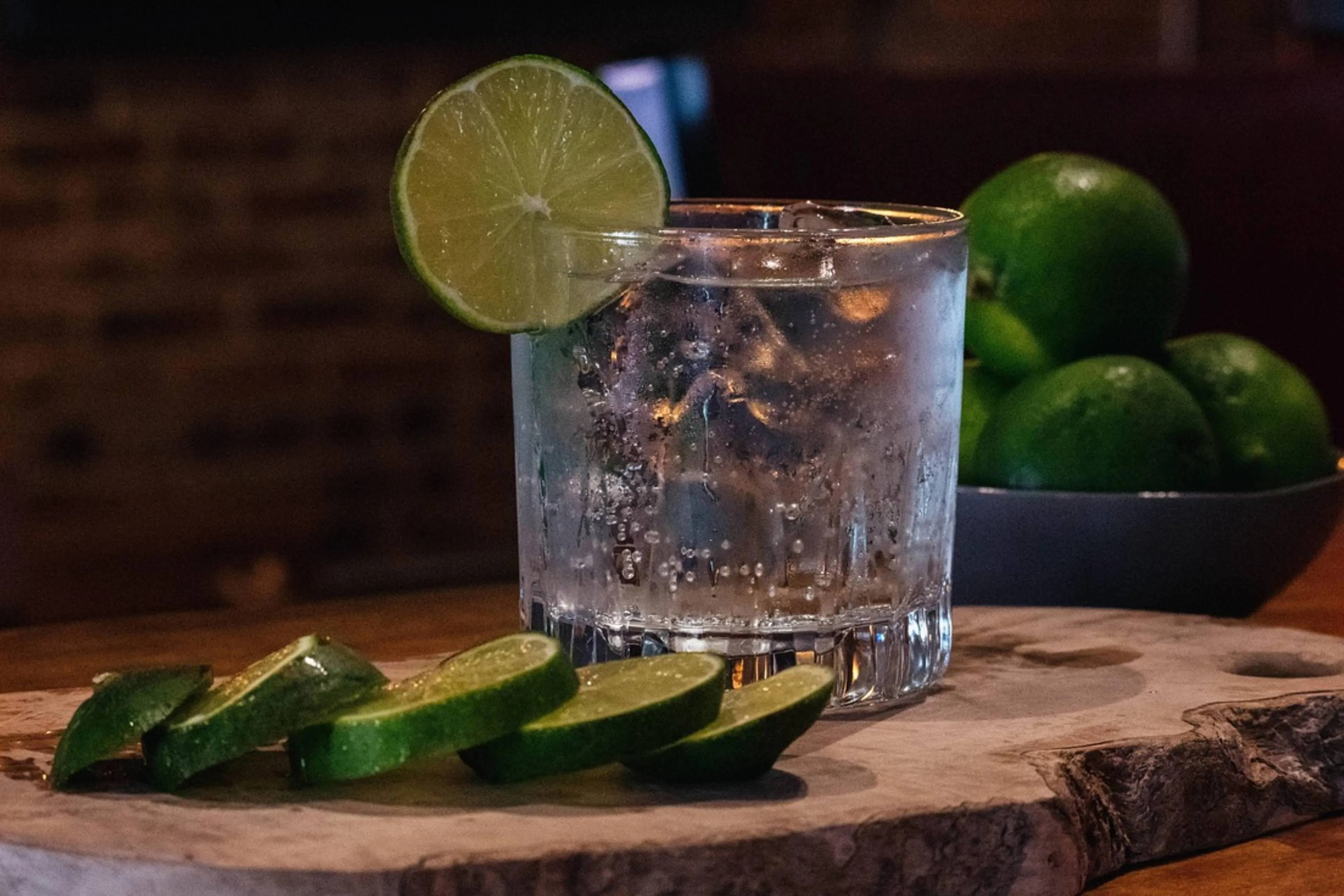 gin met lemon