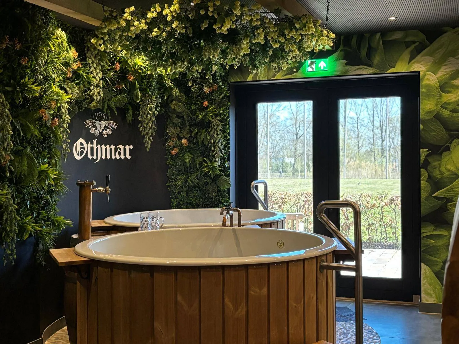De bubbelbaden bij Othmar Bieren in de Hopkamer