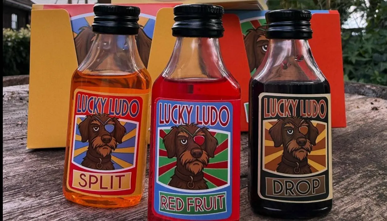 lucky ludo shotjes Kalkwijck Distillers