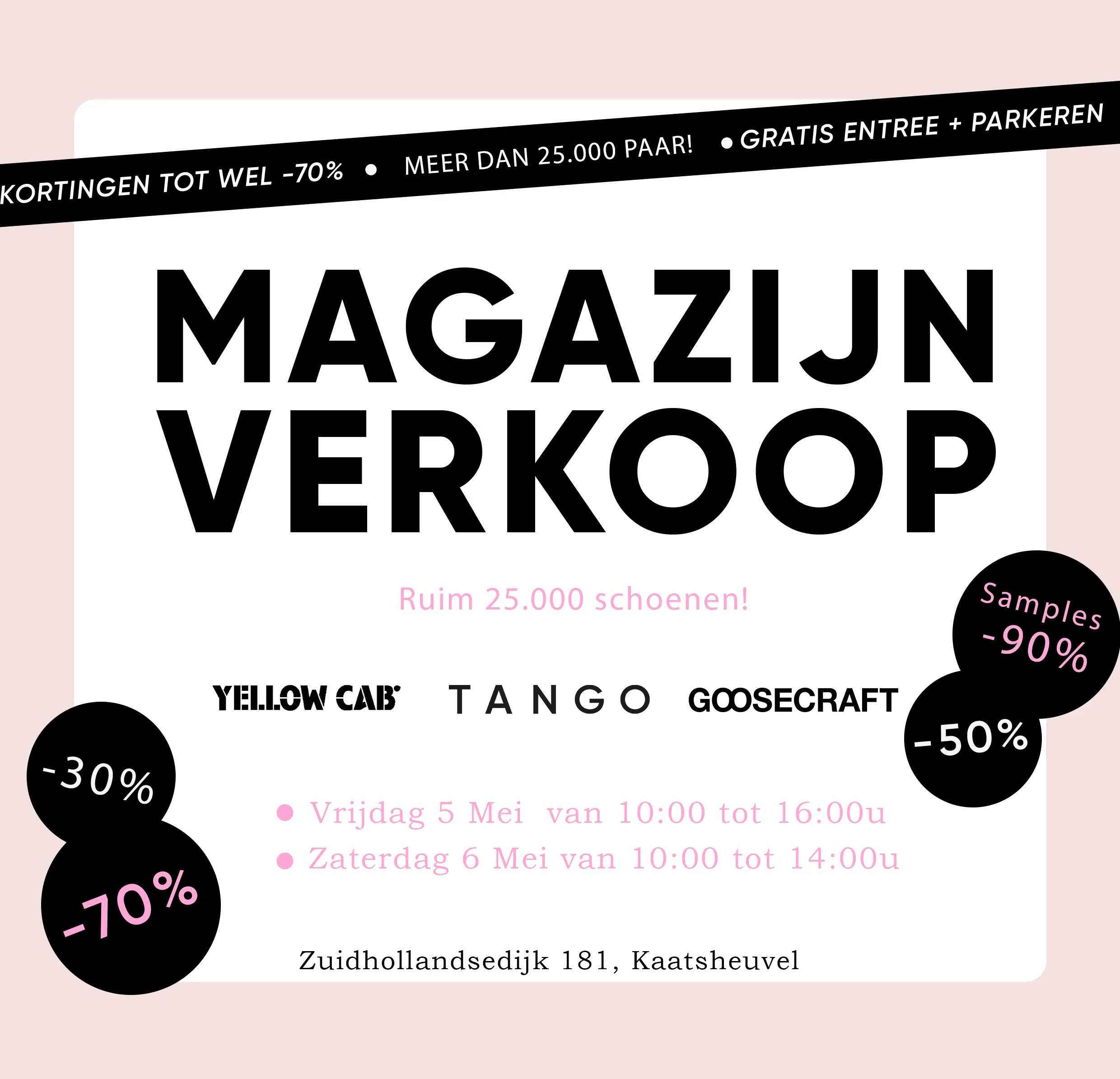 banner magazijnverkoop tango