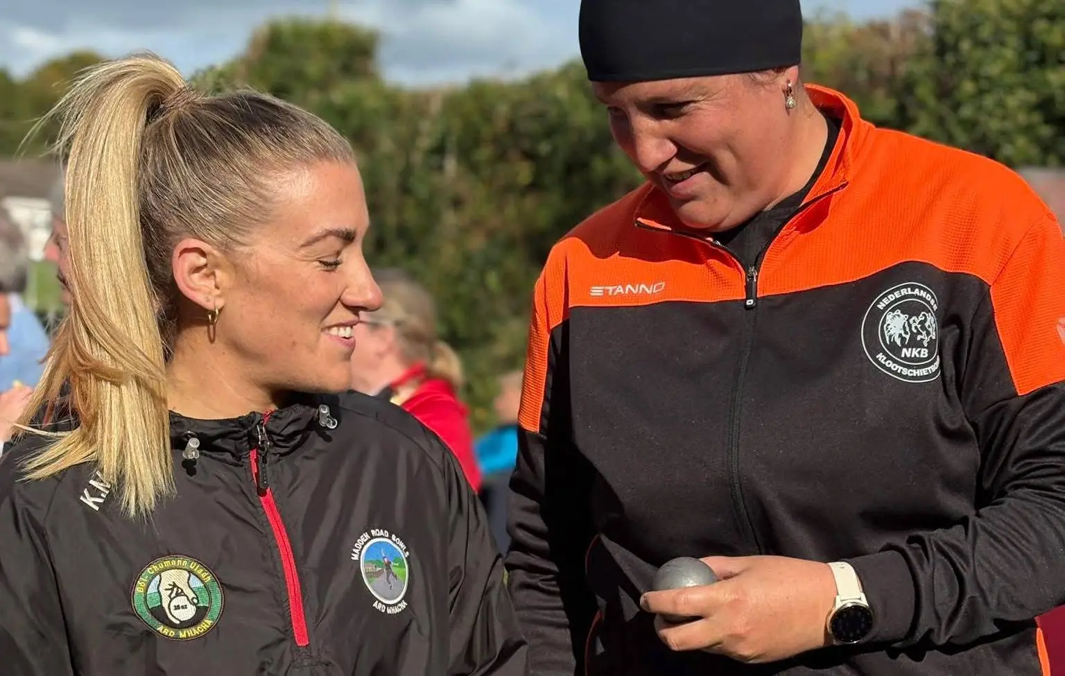 Silke Tulk en Kelly Mallon