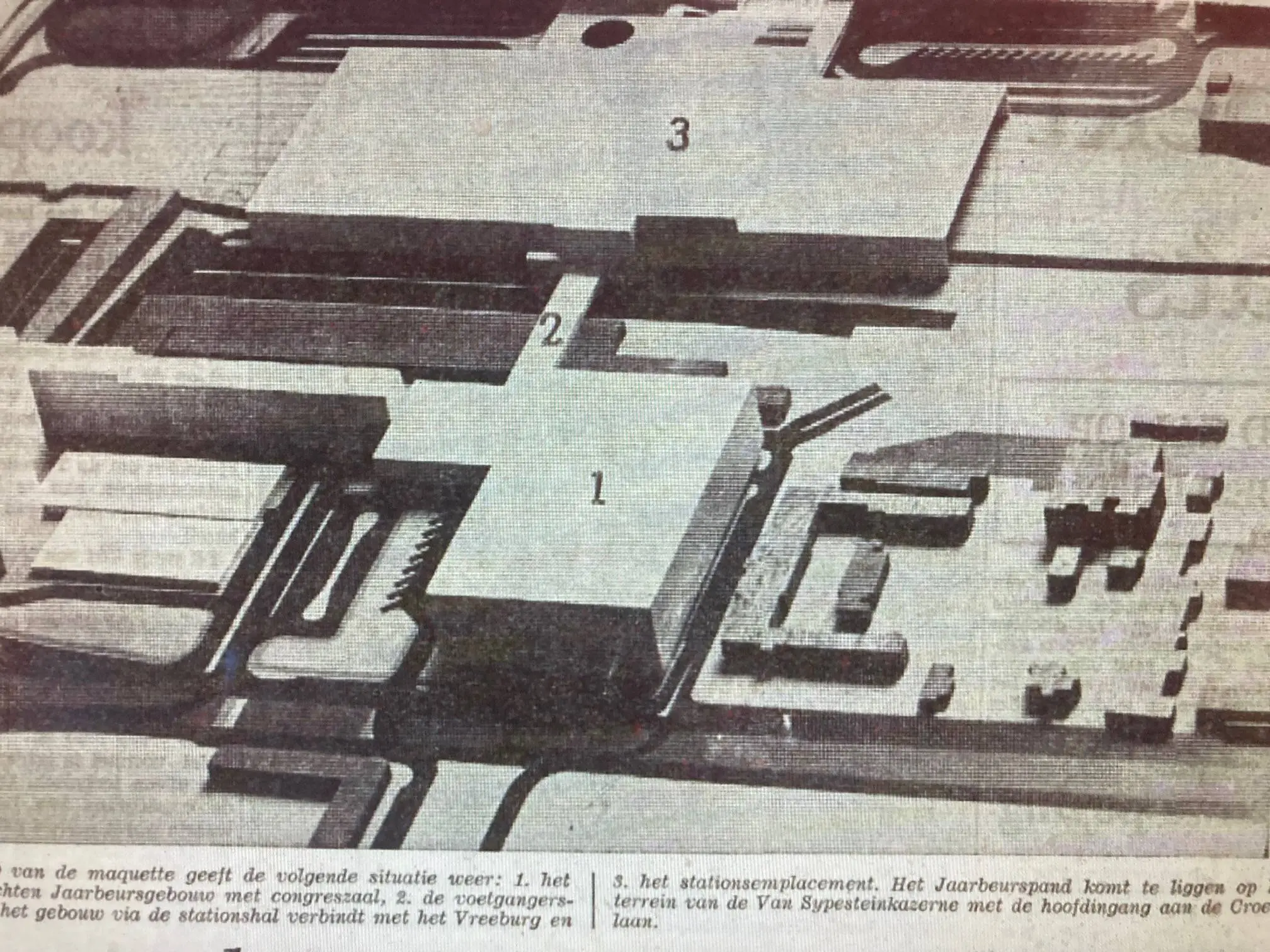 maquette Jaarbeurs Croeselaan