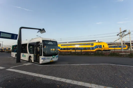 bus en trein