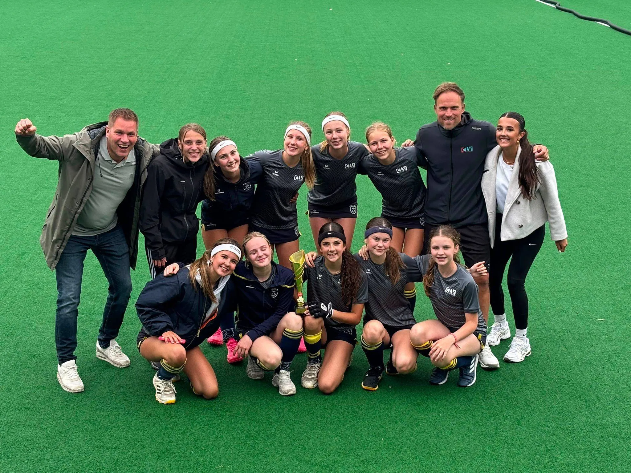 CLV meisjes hockey 1-2 kampioen