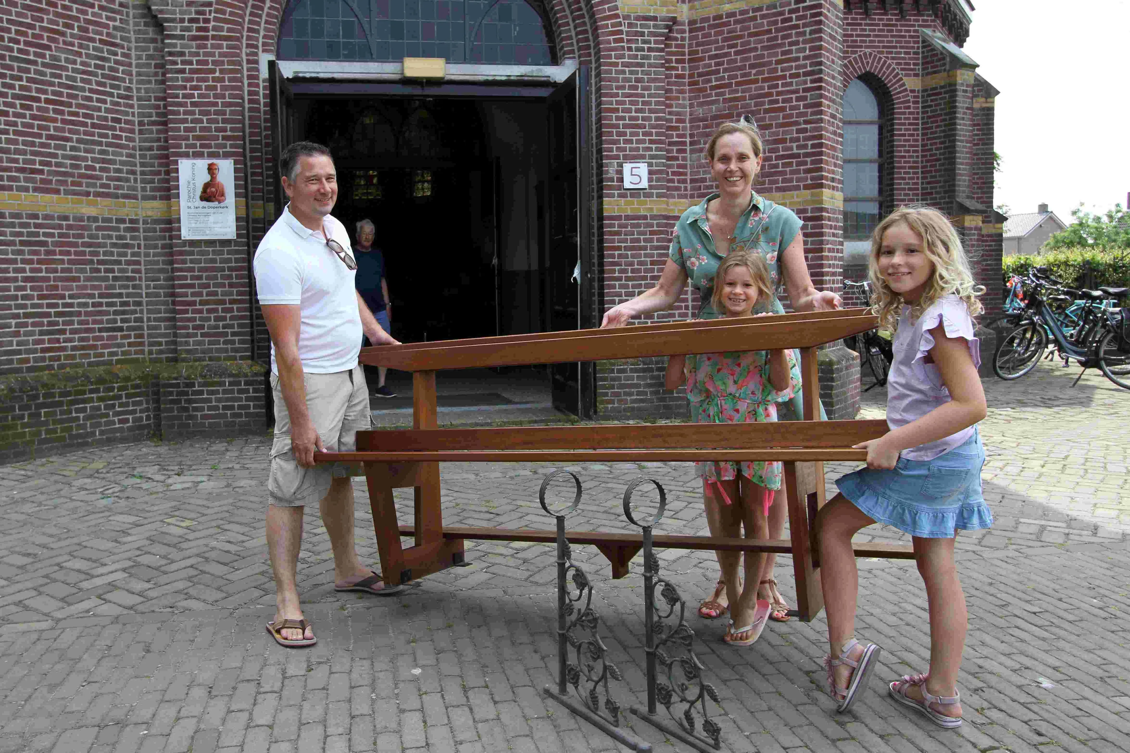 kerkbankje