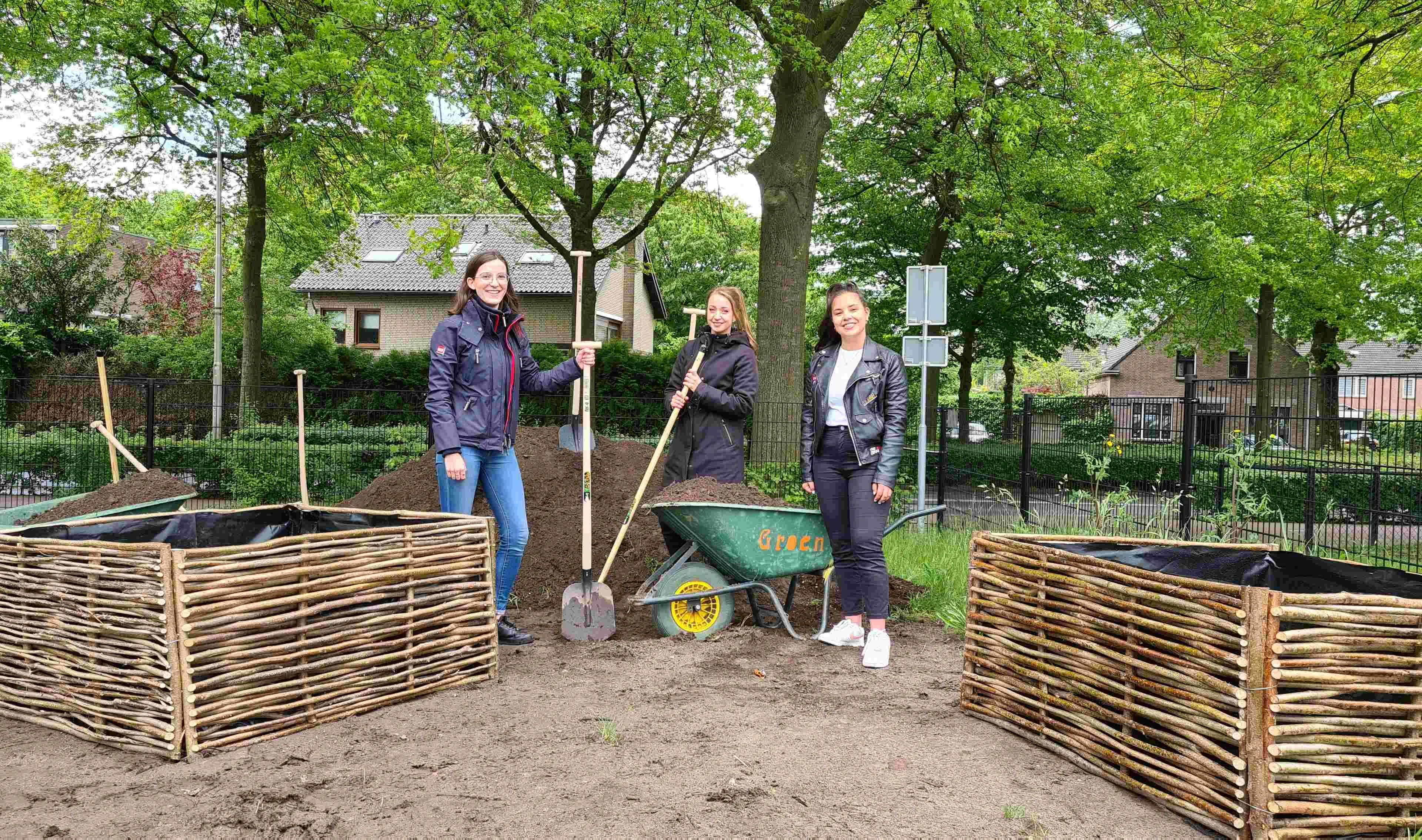 schoolplein vergroenen