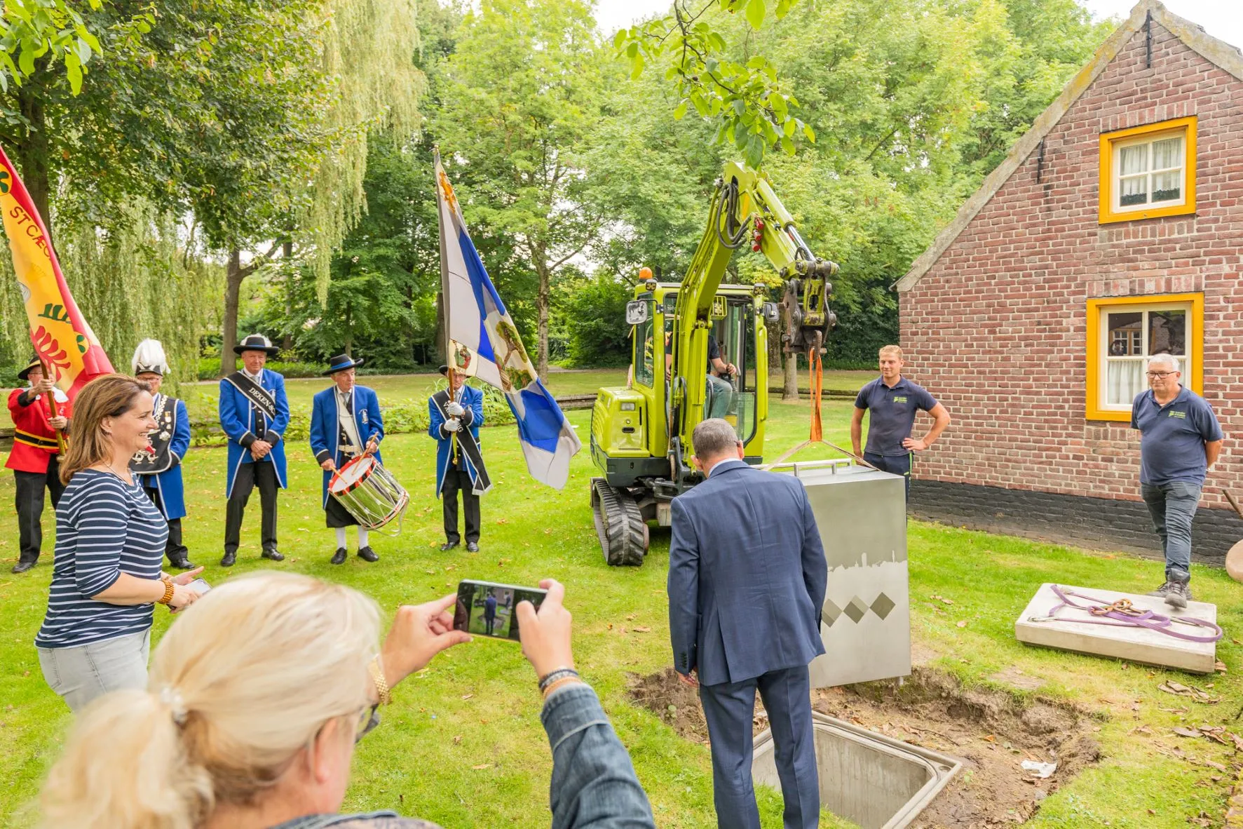 tijdcapsule begraving