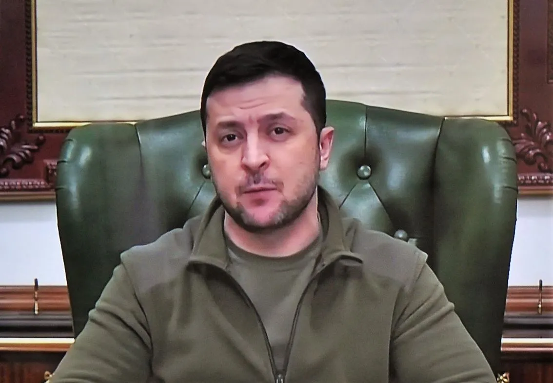 zelensky tv beeld