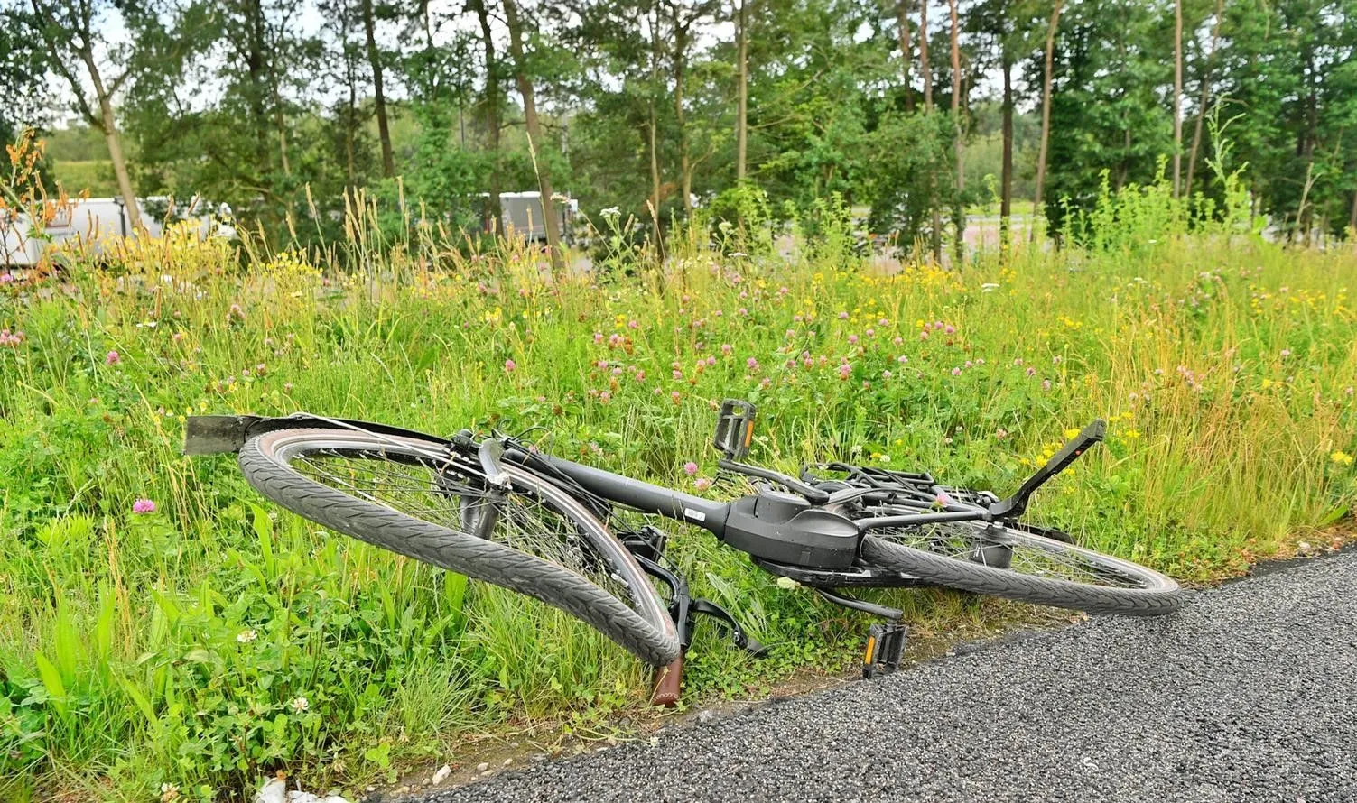 fietsongeval bij a67