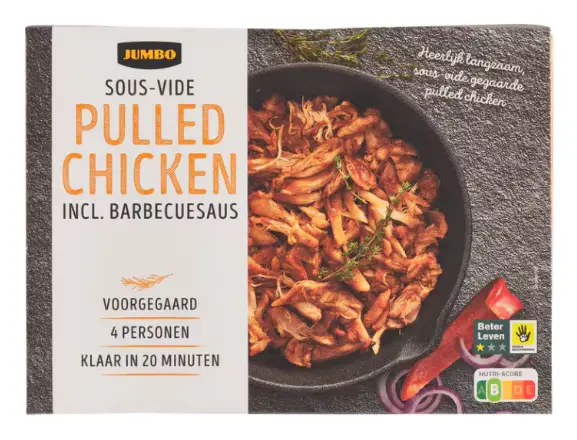 Jumbo pulled chicken