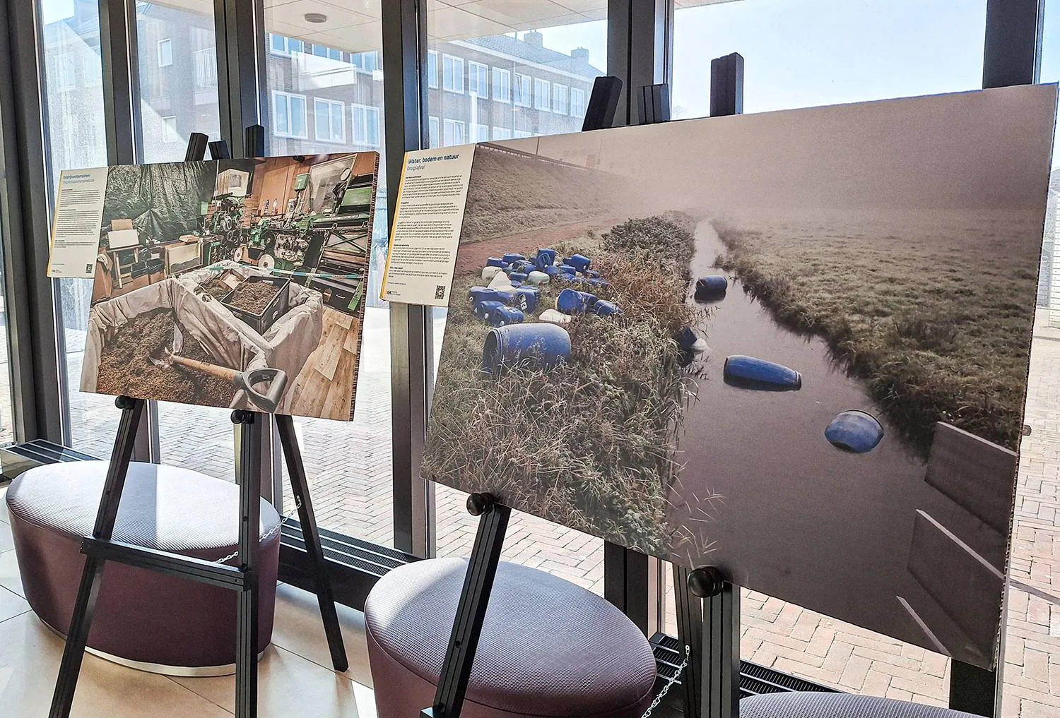tentoonstelling uit zicht in beeld kopieren