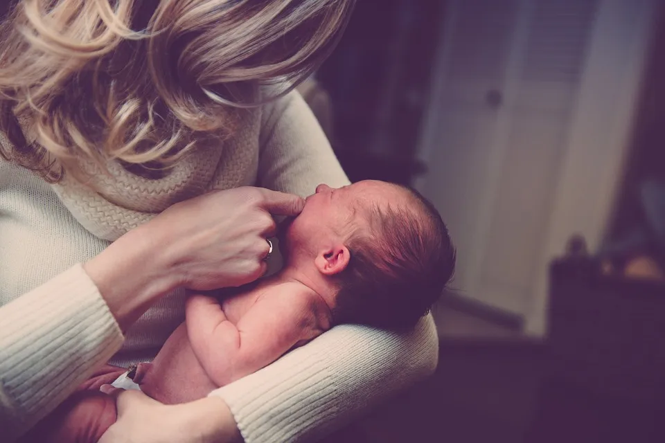 moeder en kind baby